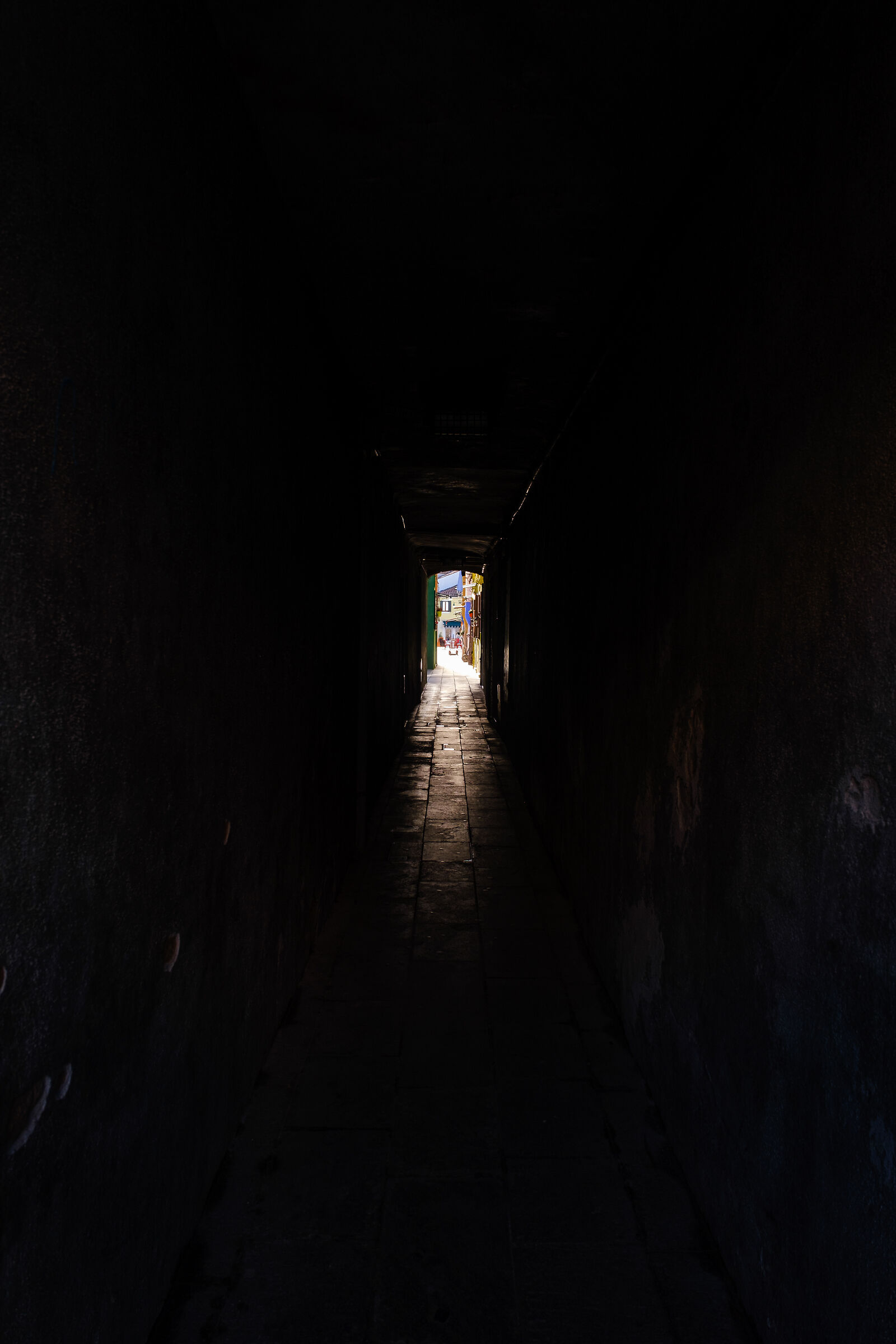 At the end of the tunnel