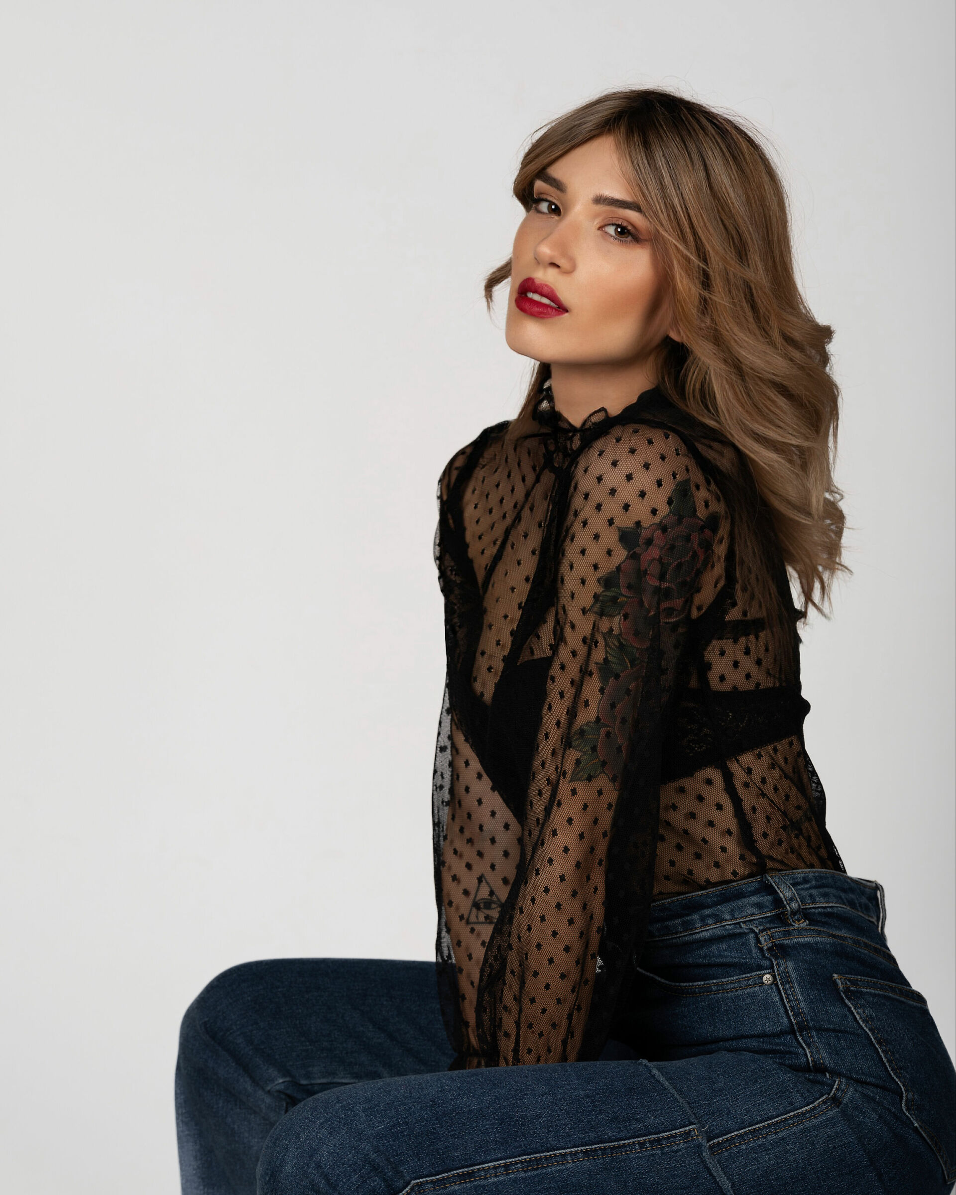 Alessandra in studio