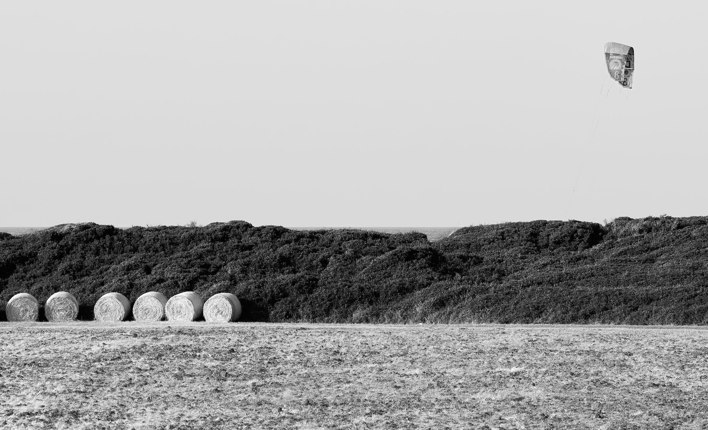 On both sides of the dune