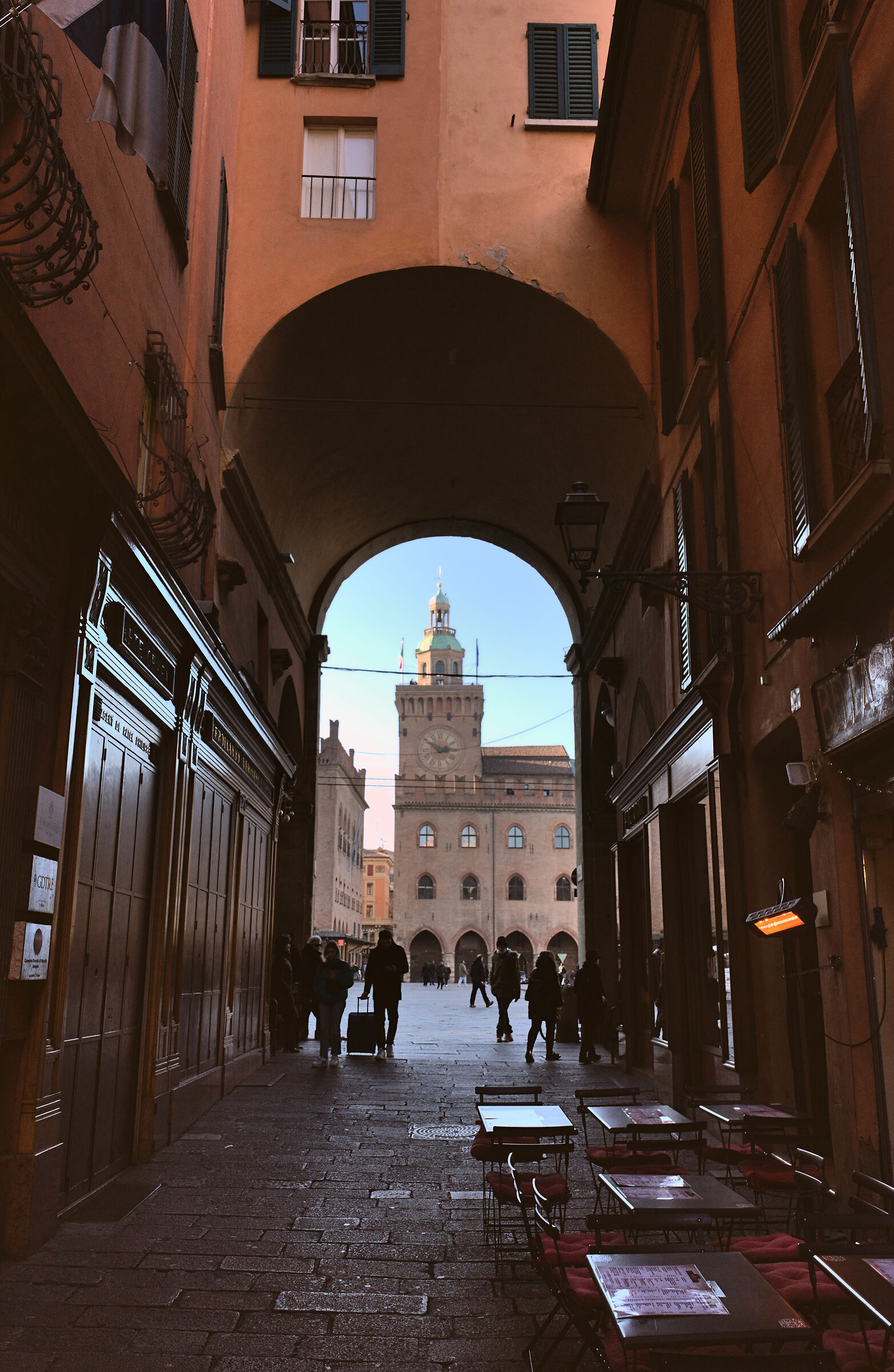 Towards Piazza Maggiore