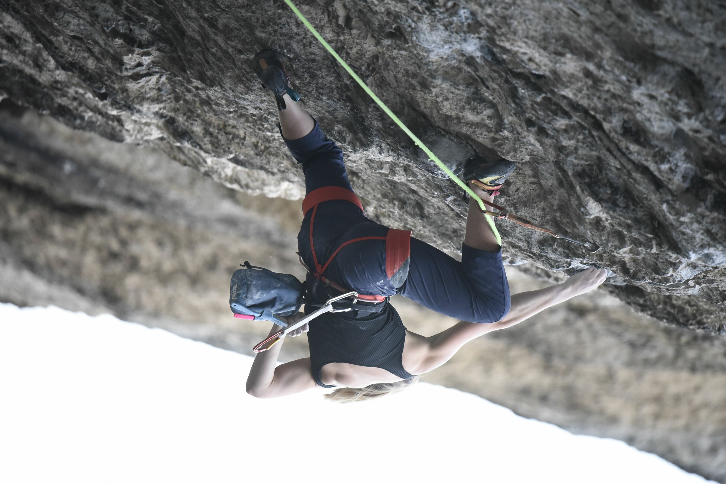 Climbing girl