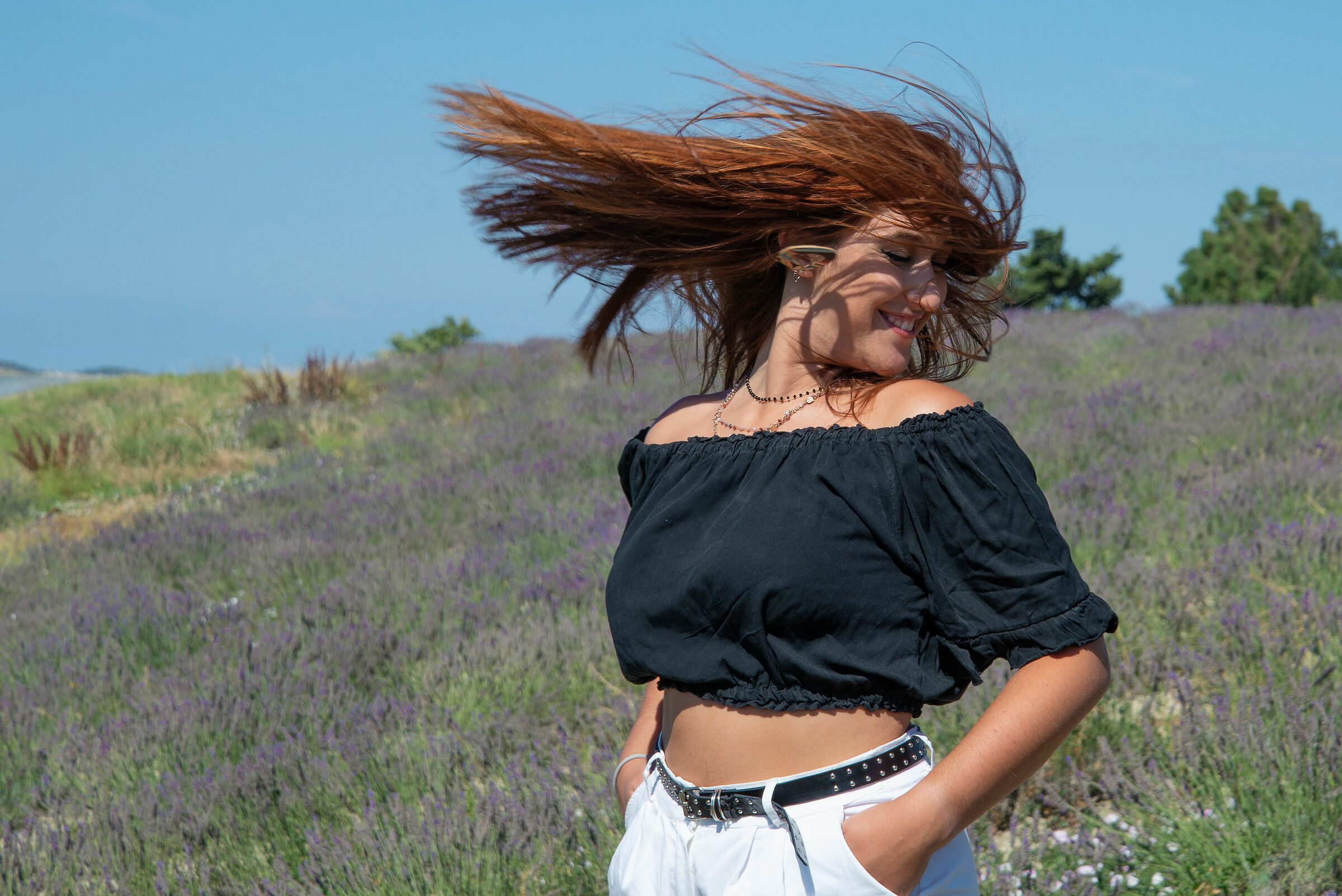 Silvia and the lavender