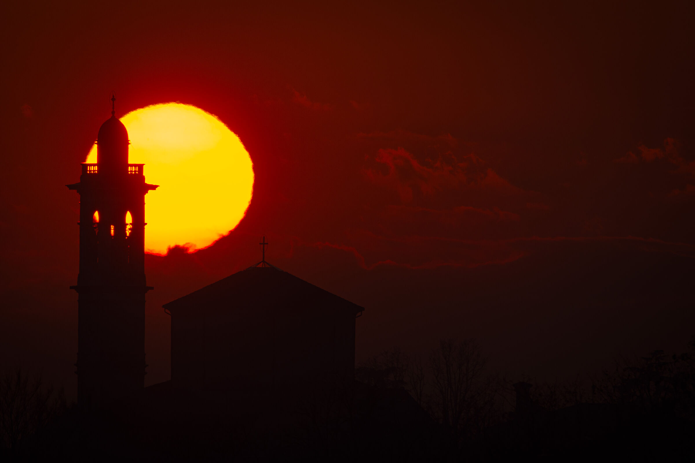 And with the last rays of the setting sun...