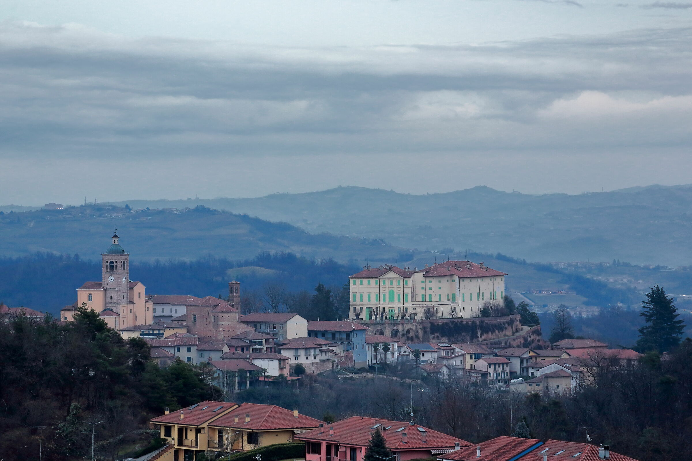 passeggiata nebbiosa
