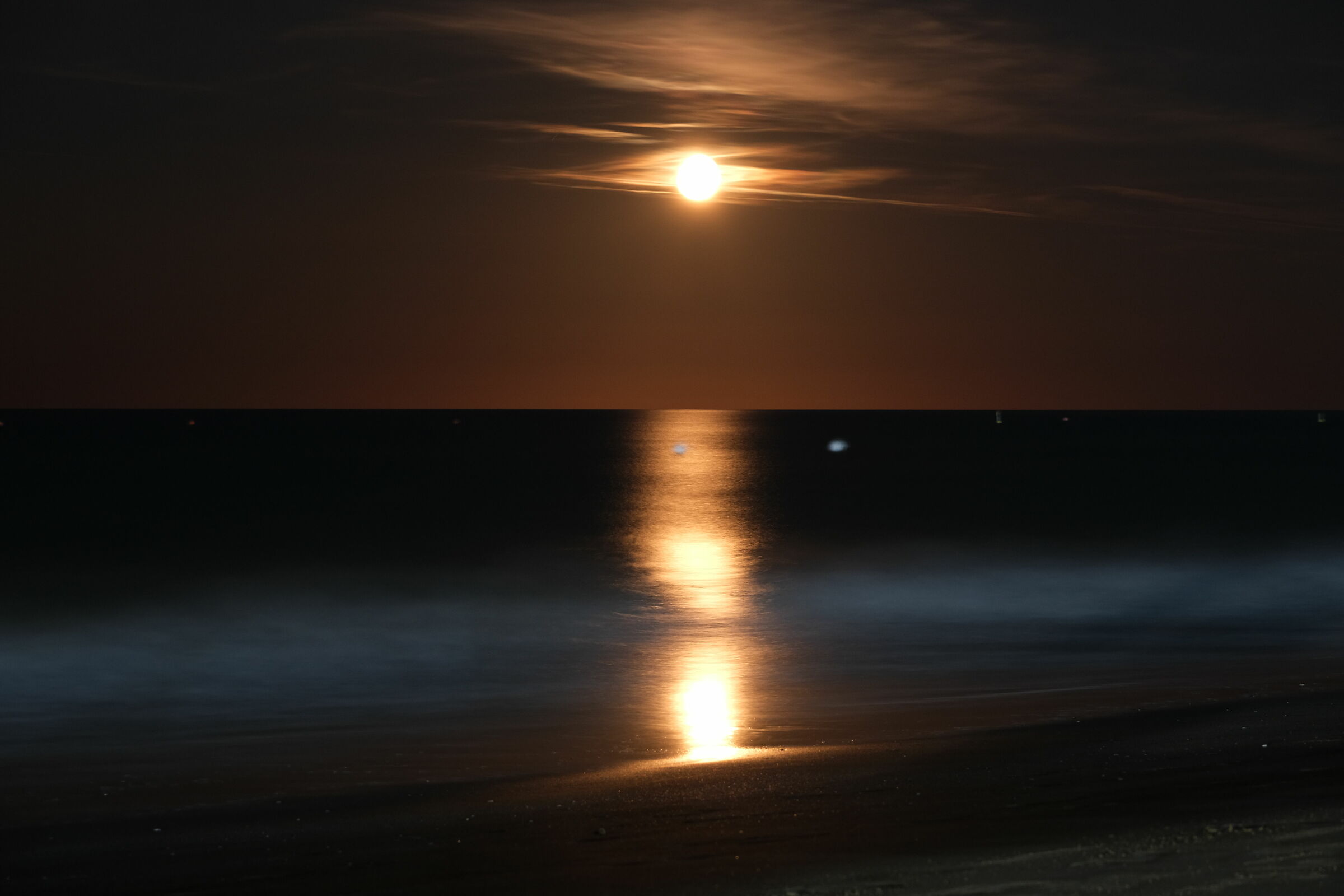Moon over the Sea
