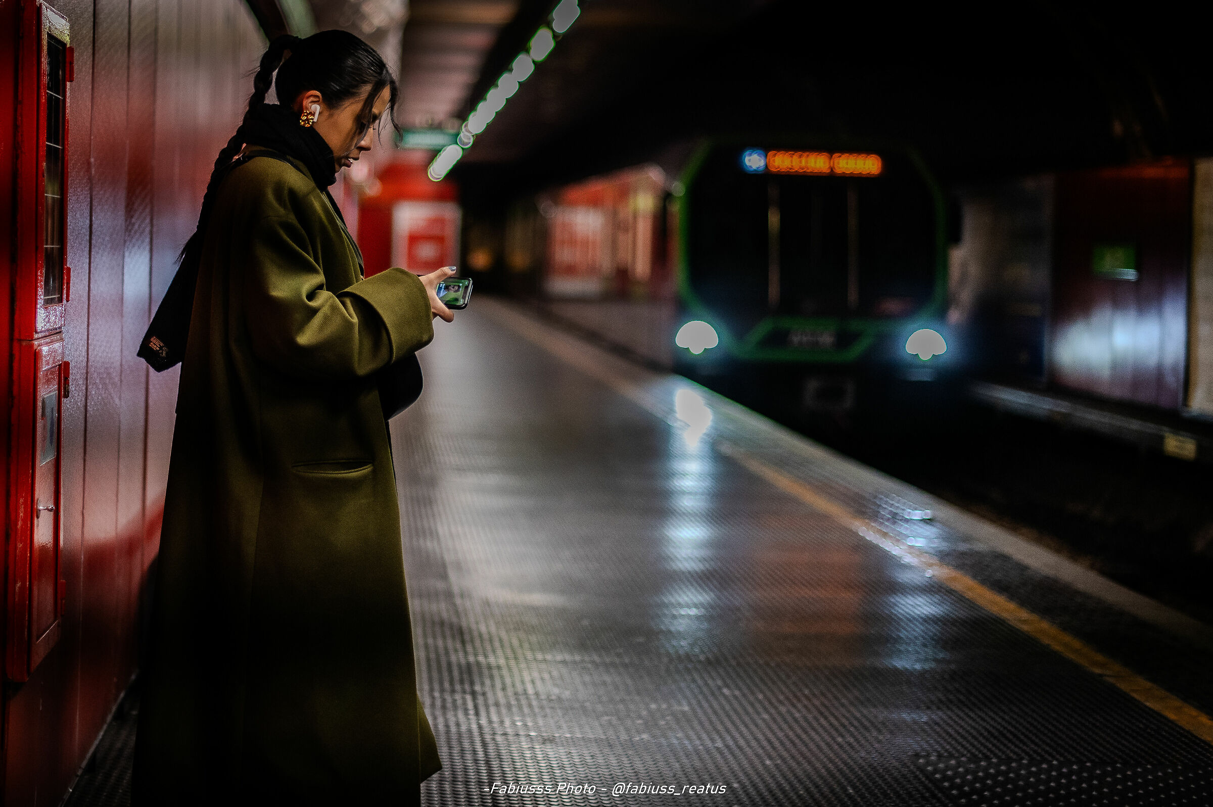 Aspettando la metro....