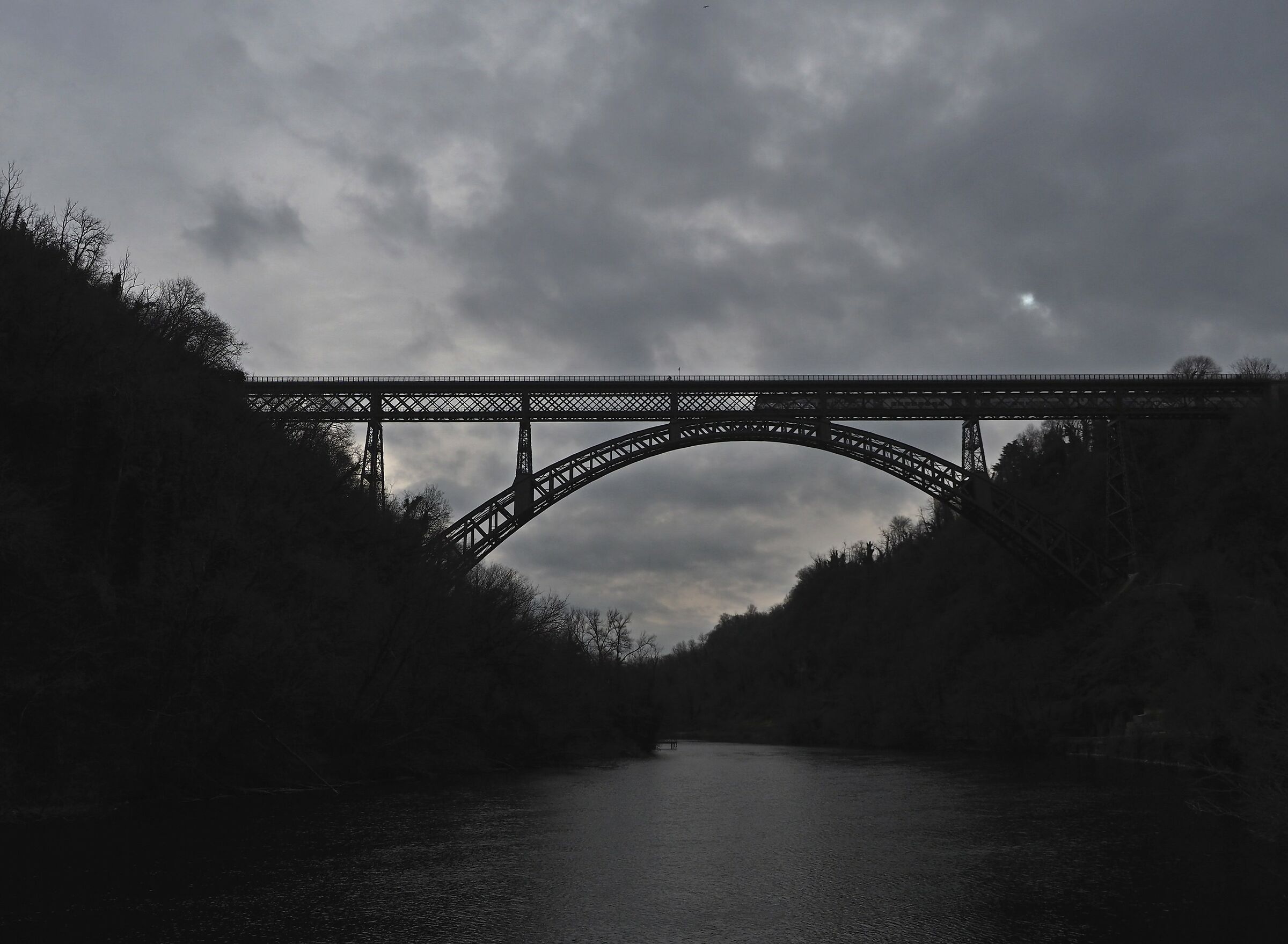 il ponte di ferro sull' Adda