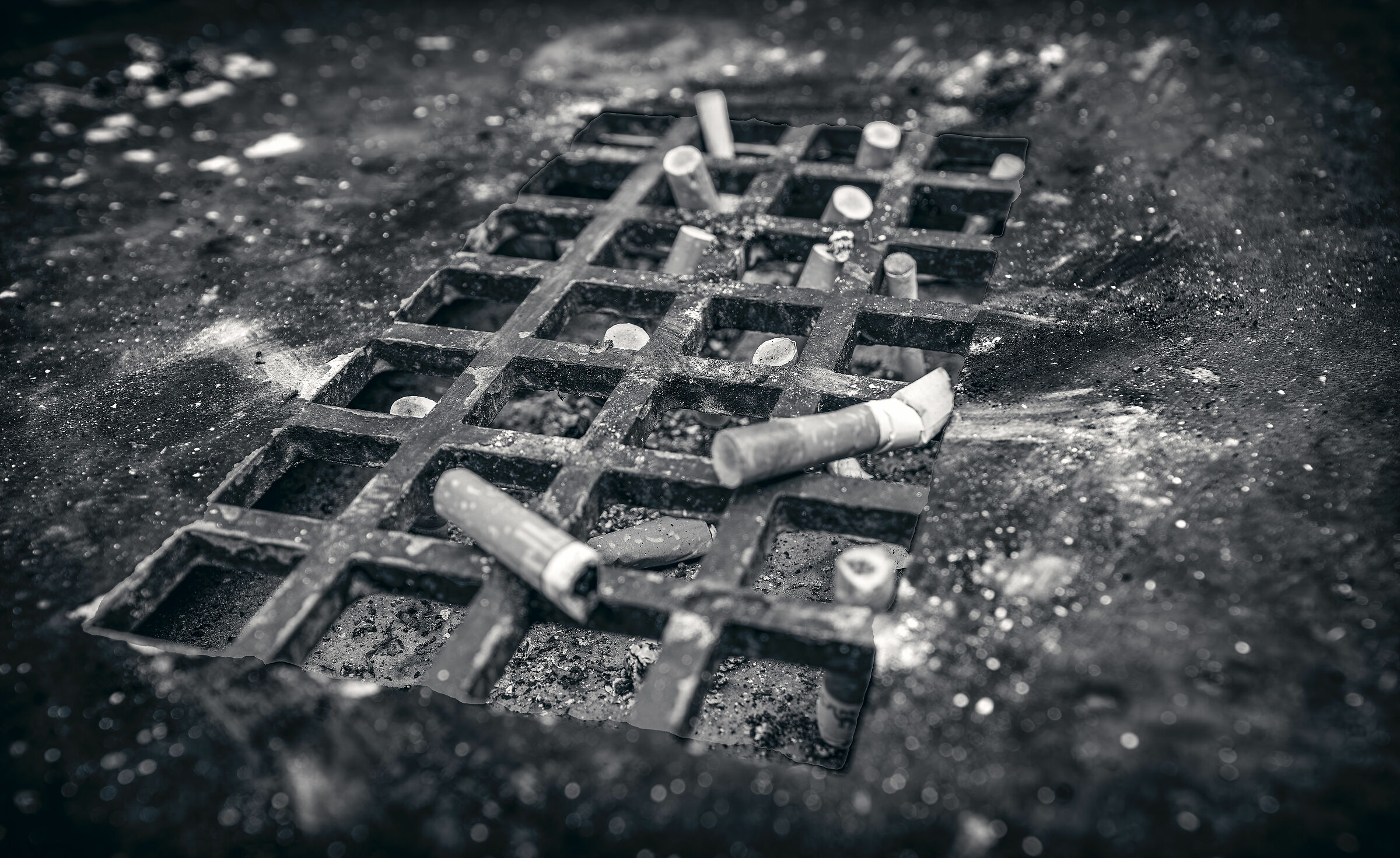 Portacenere stradale