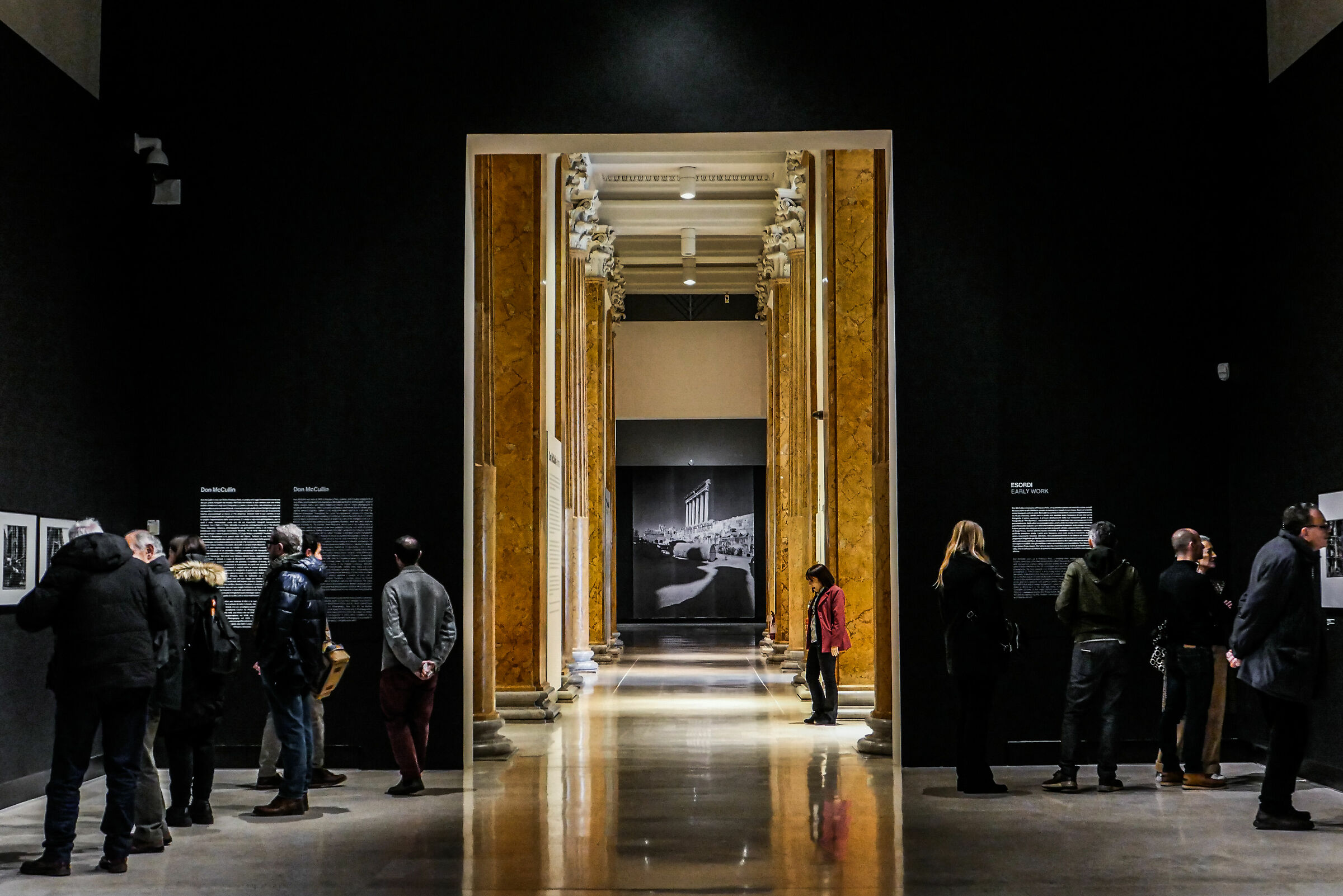 Dentro il Palazzo delle Esposizioni di Roma