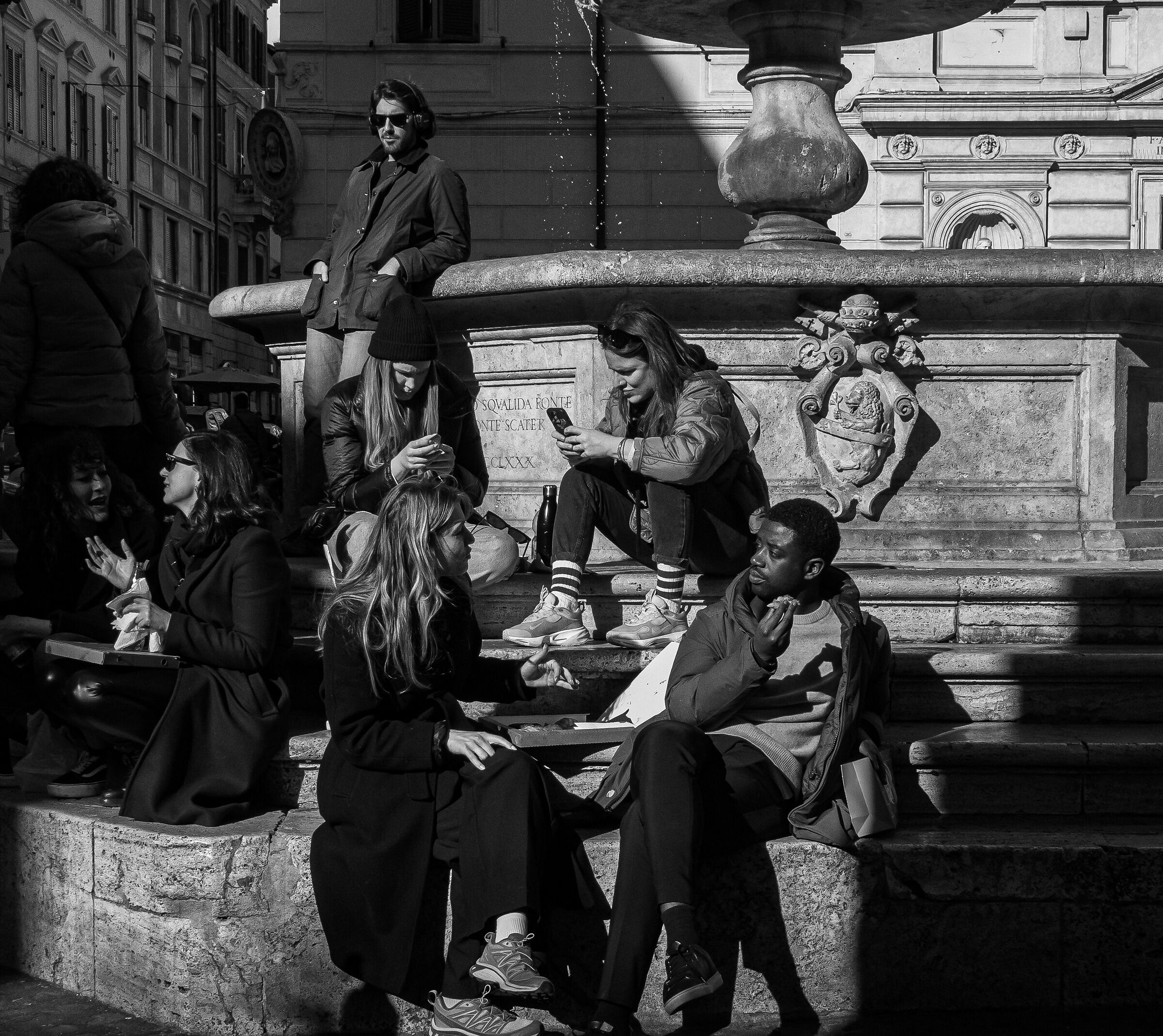 Fontana dei Catecumeni in piazza Madonna dei Monti. RM