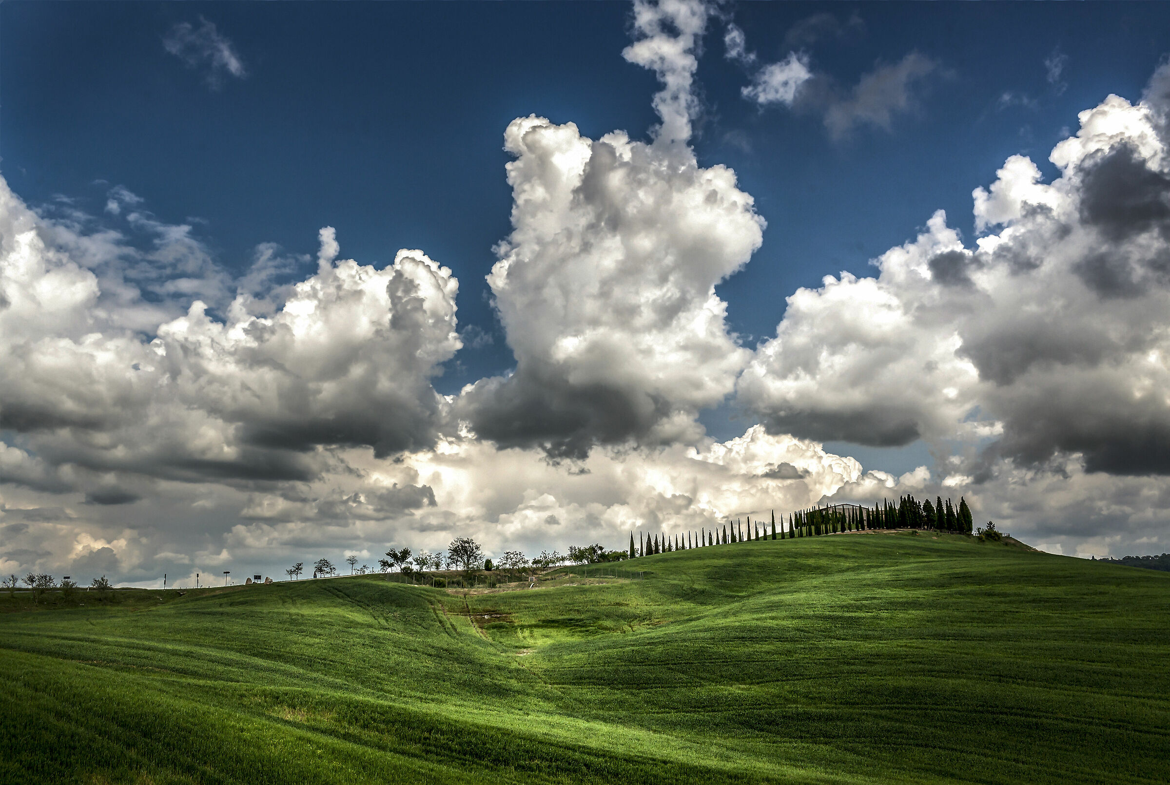 Panorama in Val d'Orcia