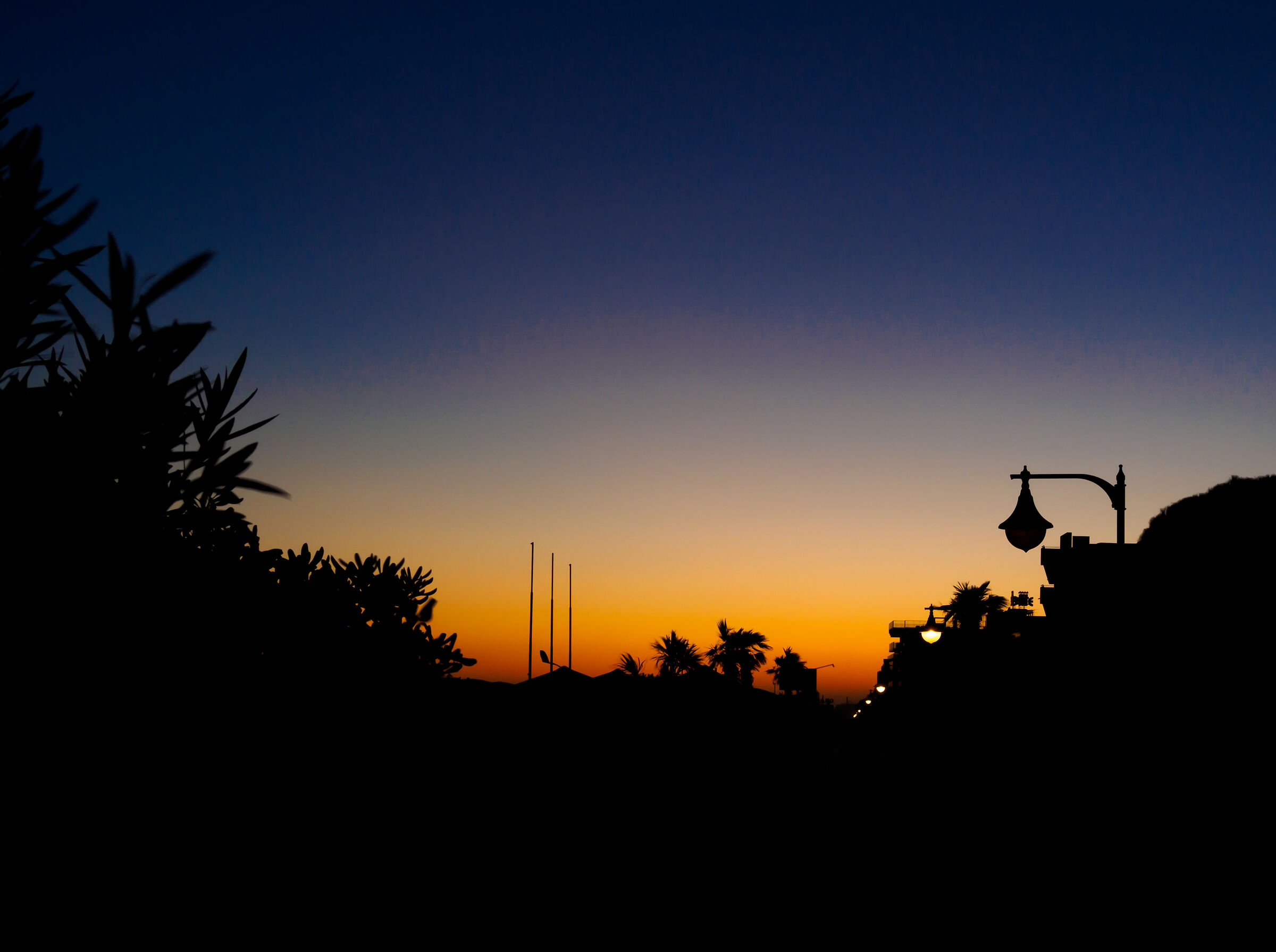 Lungomare tramonto