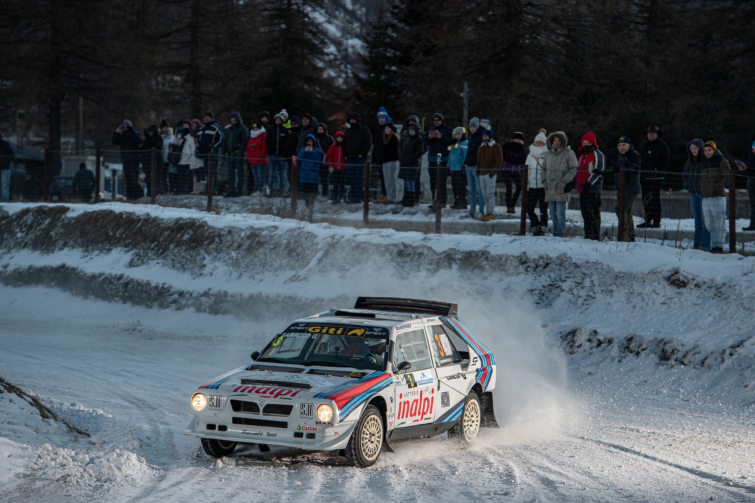 Lancia Delta S4 in azione a Pragelato