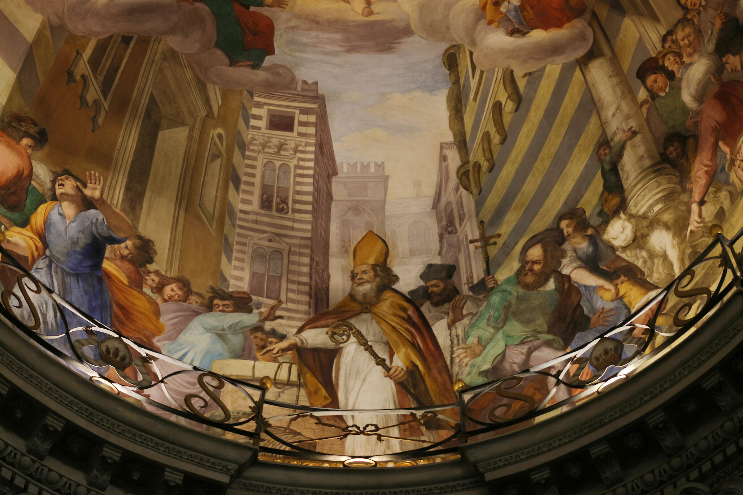 San Siro--Affresco dell'Abside.