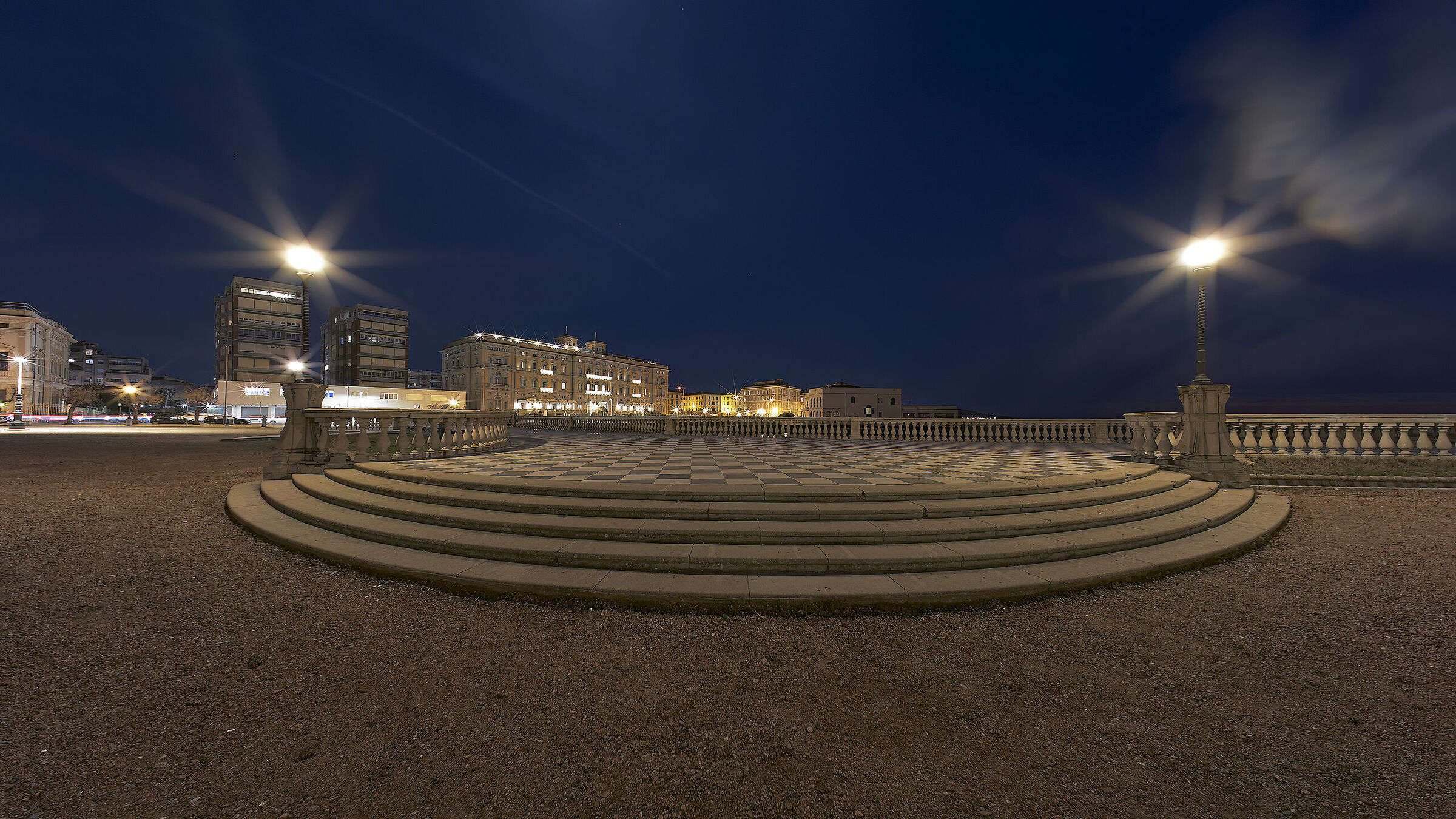 Perspectives on the terrace