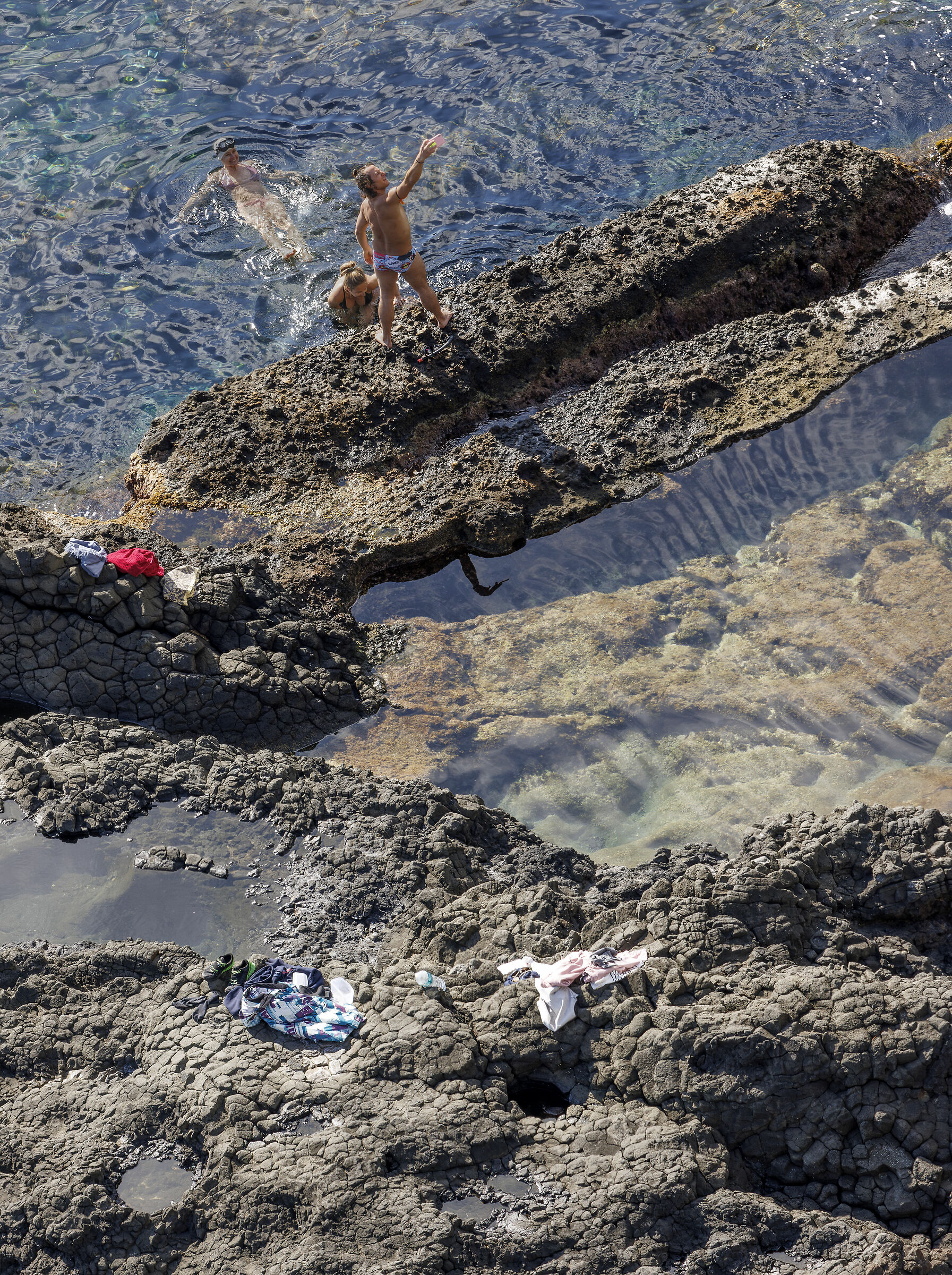 Selfie paesaggistico