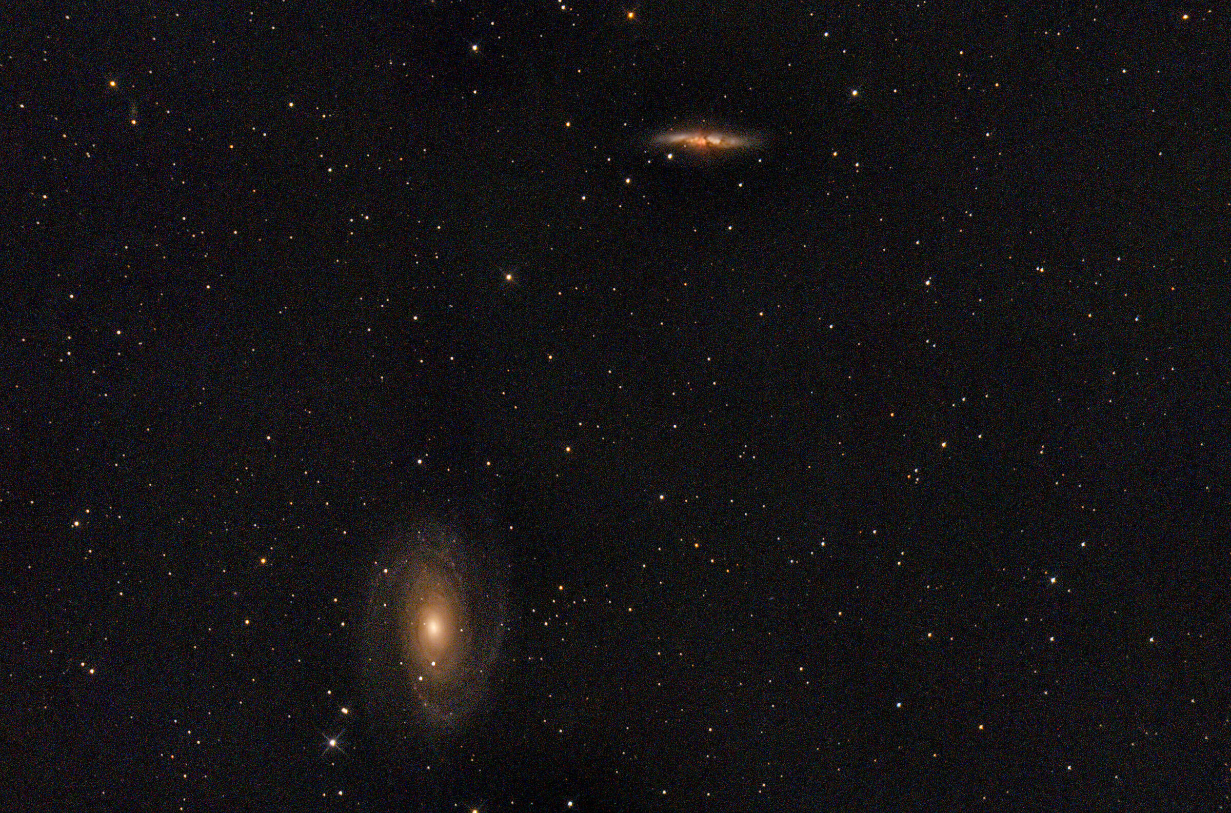 Galaxies M81 and M82