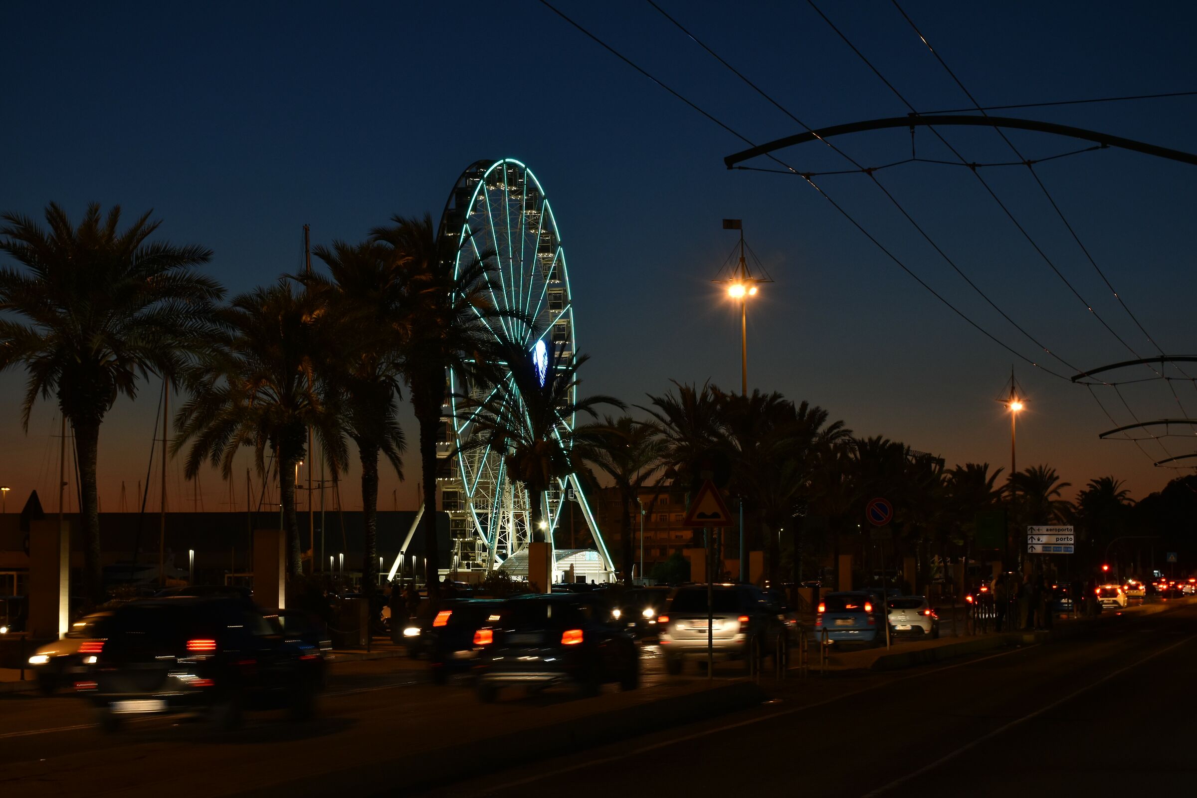 Tramonto all'ora di punta.....