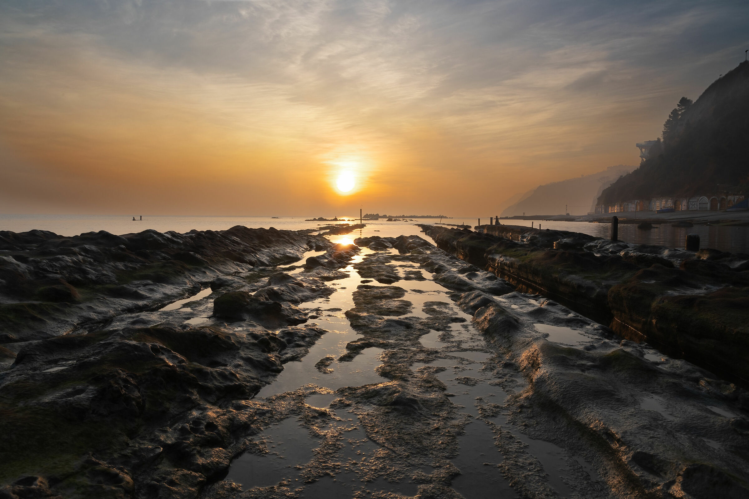 Sunrise at Passetto.