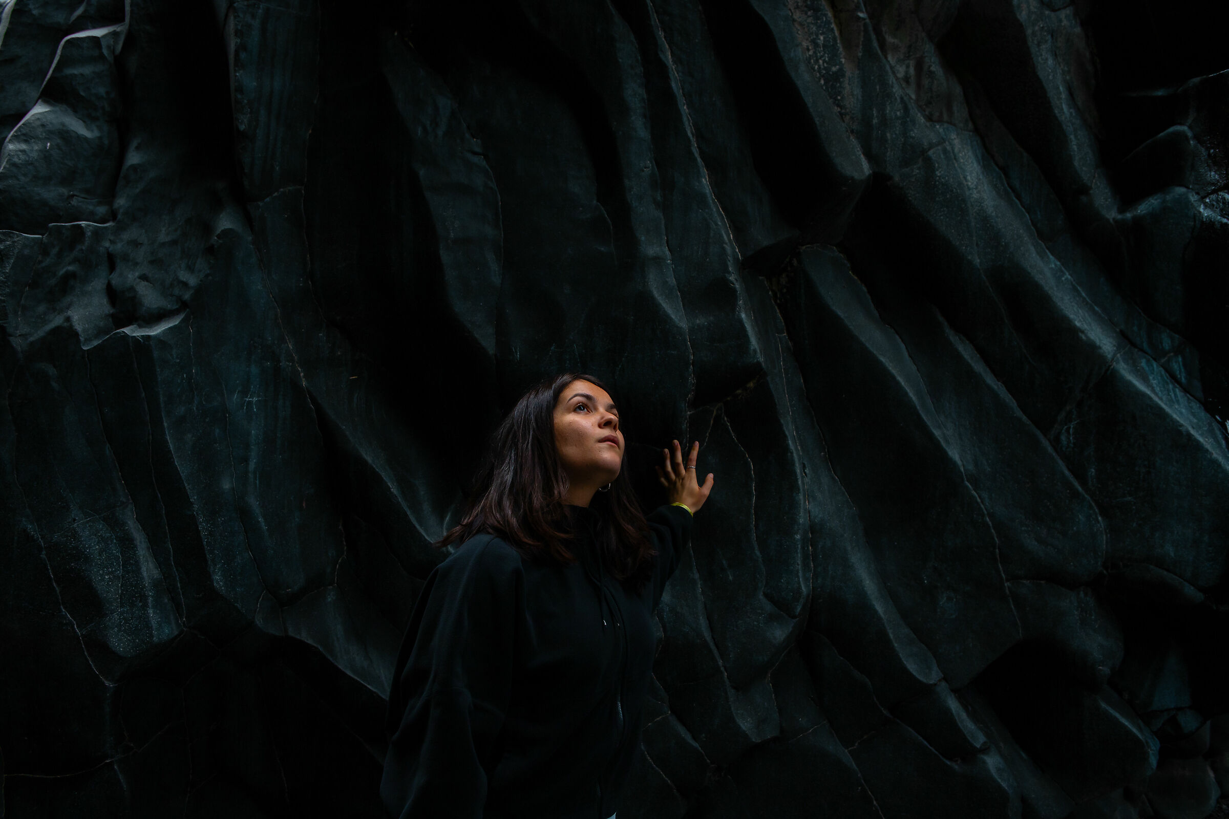 Portrait of my sister in the Alcantara Gorges