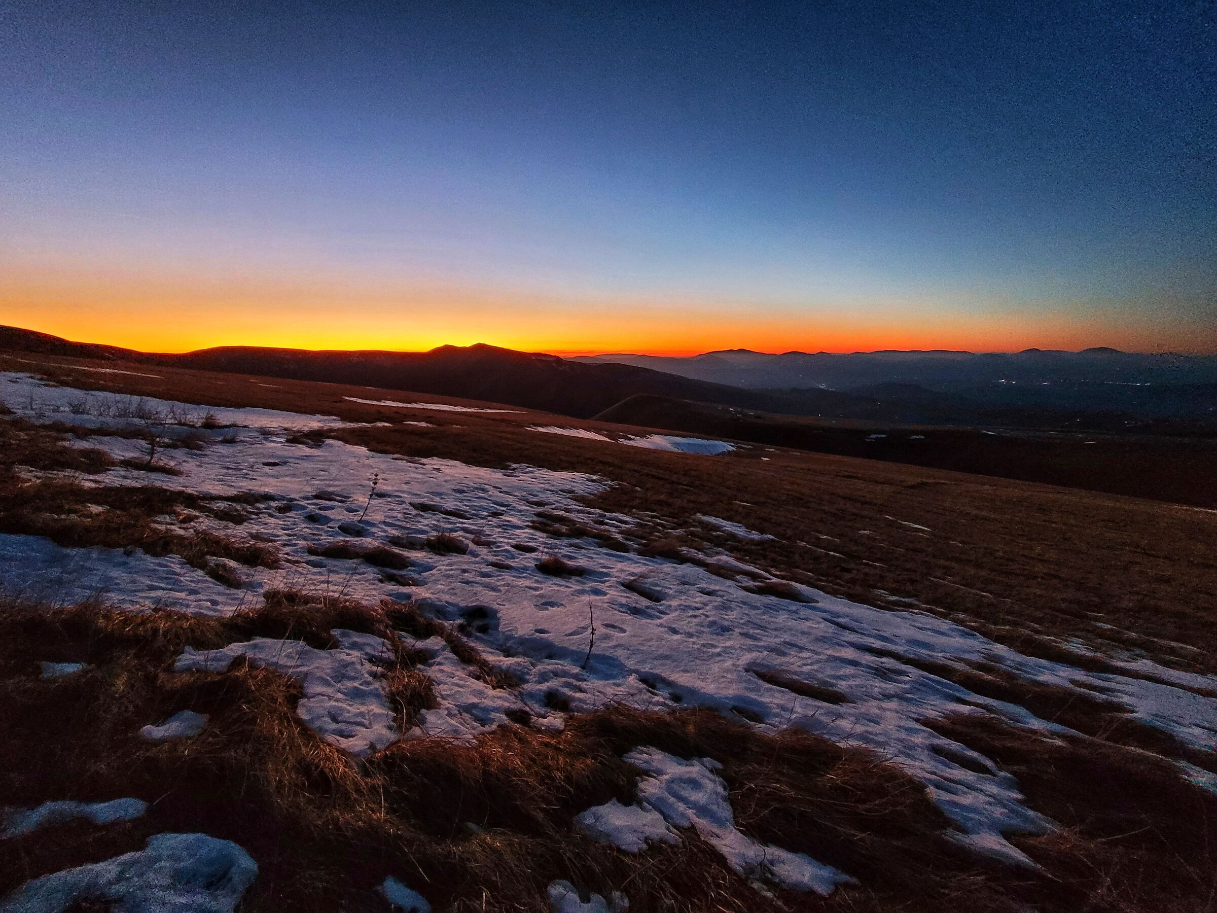 Tramonto Sasso tetto Sarnano