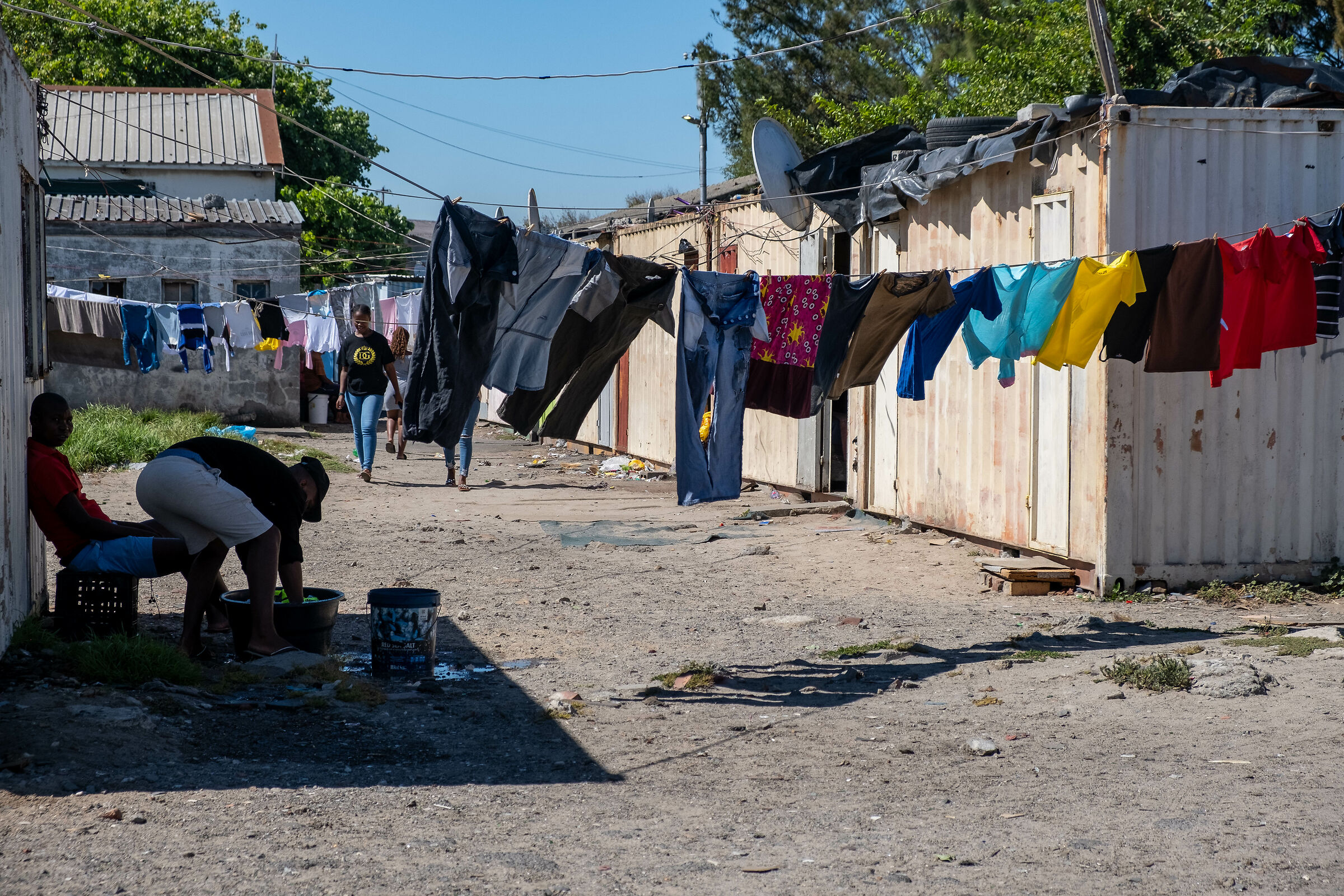 South Africa baraccopoli