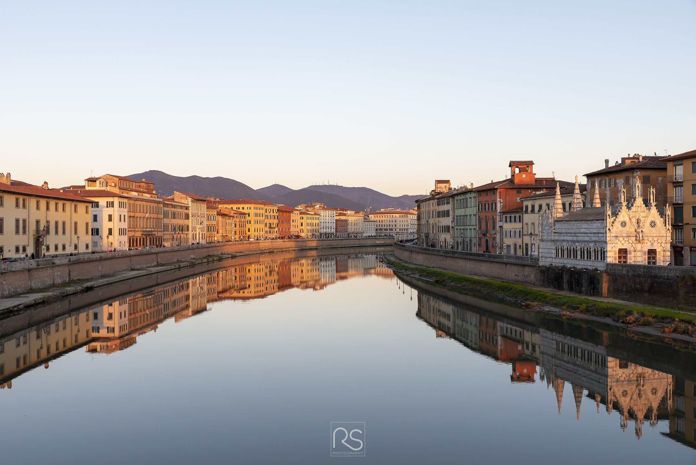 Tramonto dal ponte Solferino