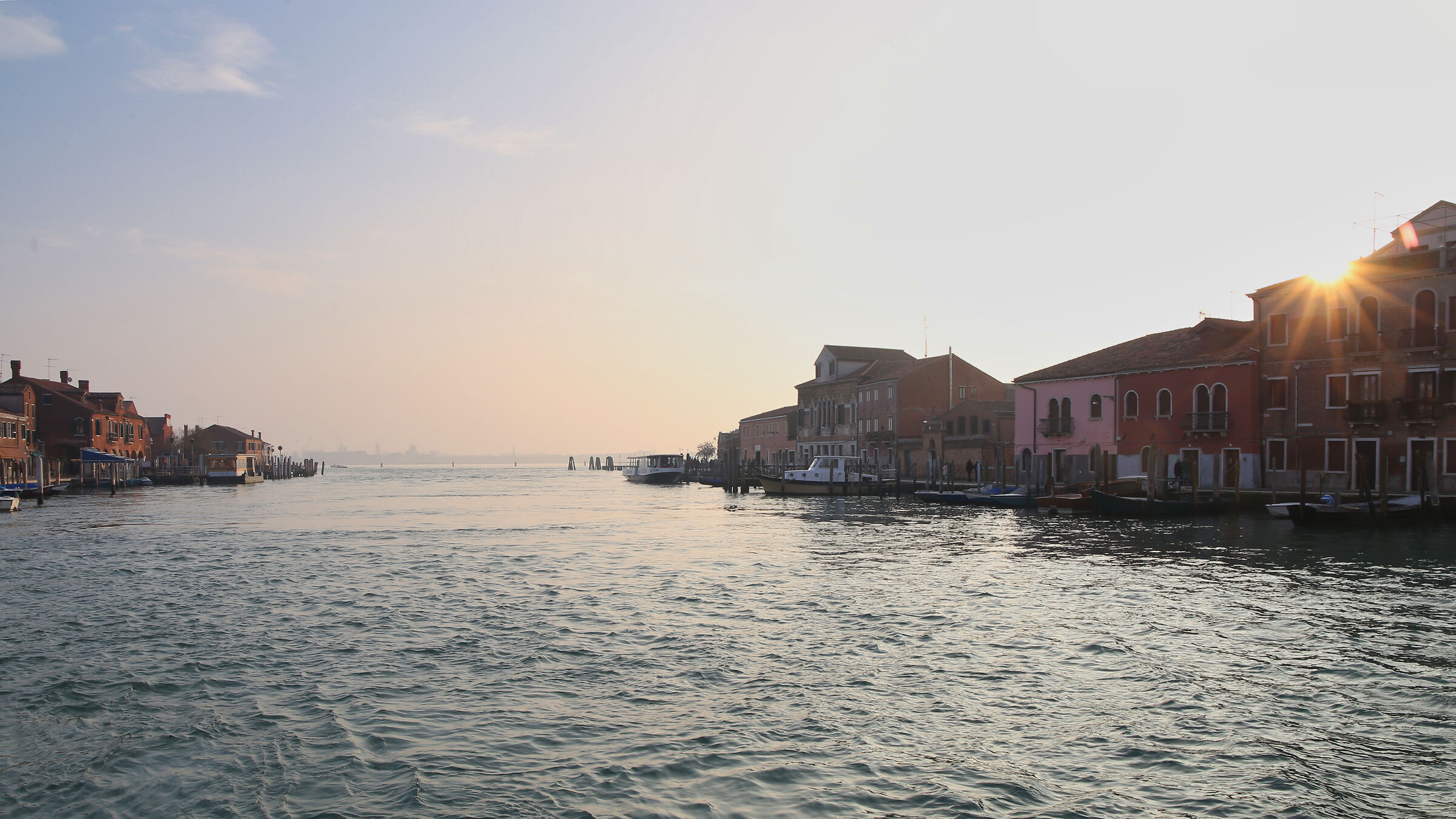 Tramonto dal Canal Grande di Murano