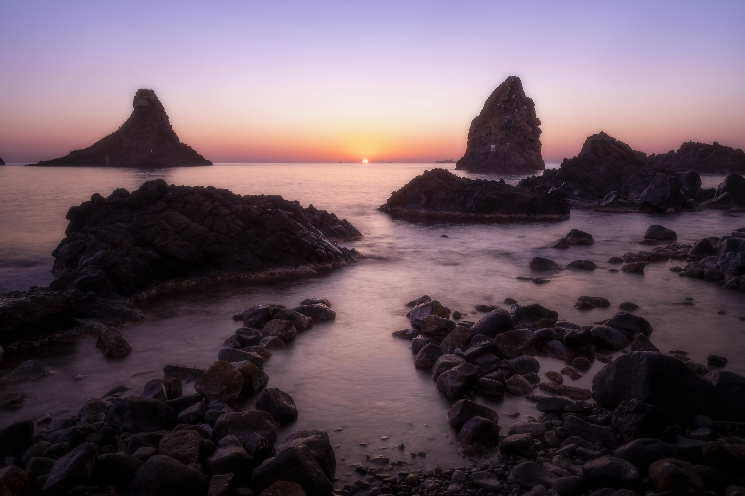 Sunrise in Acitrezza
