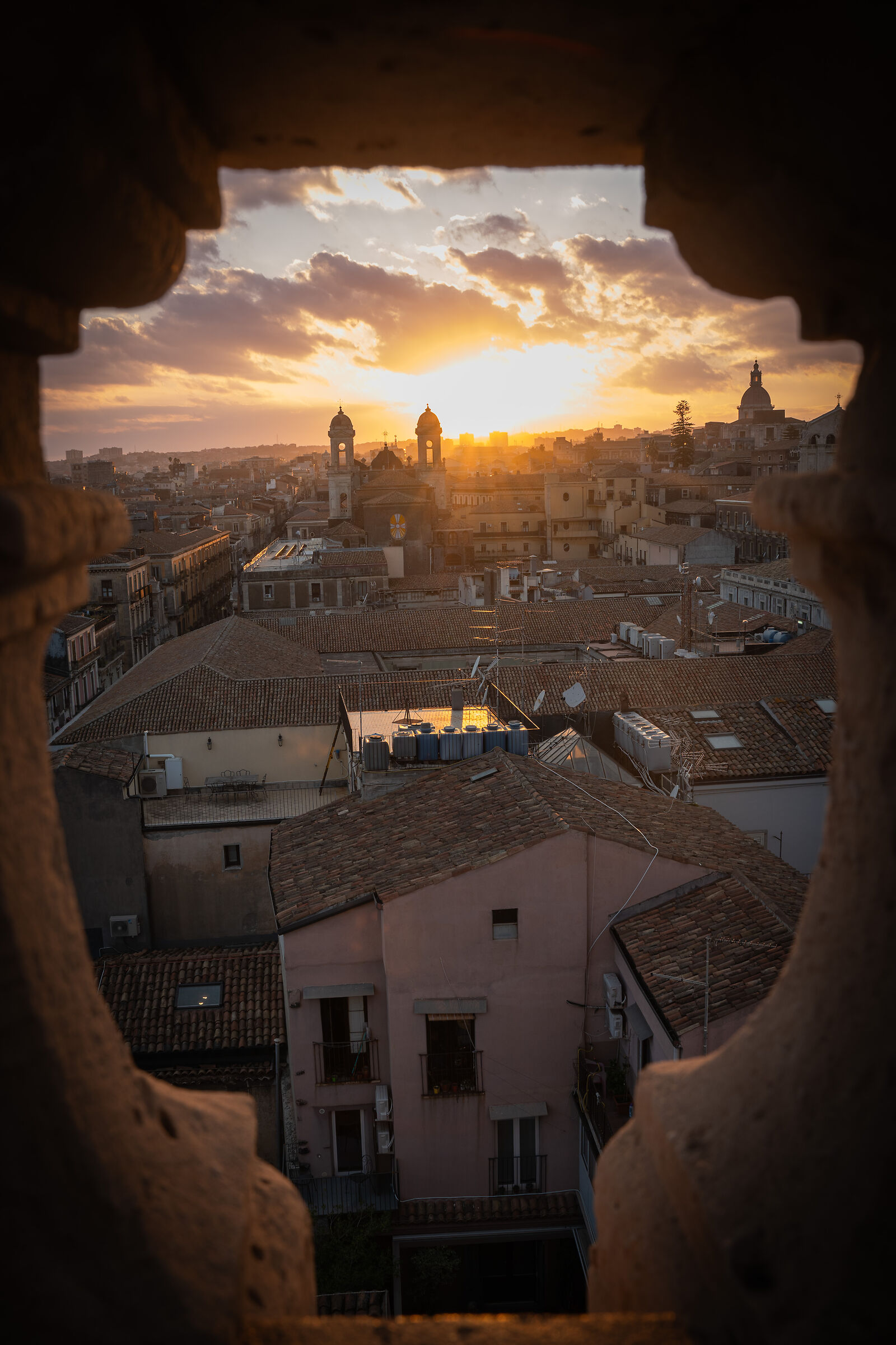 Catania at Sunset