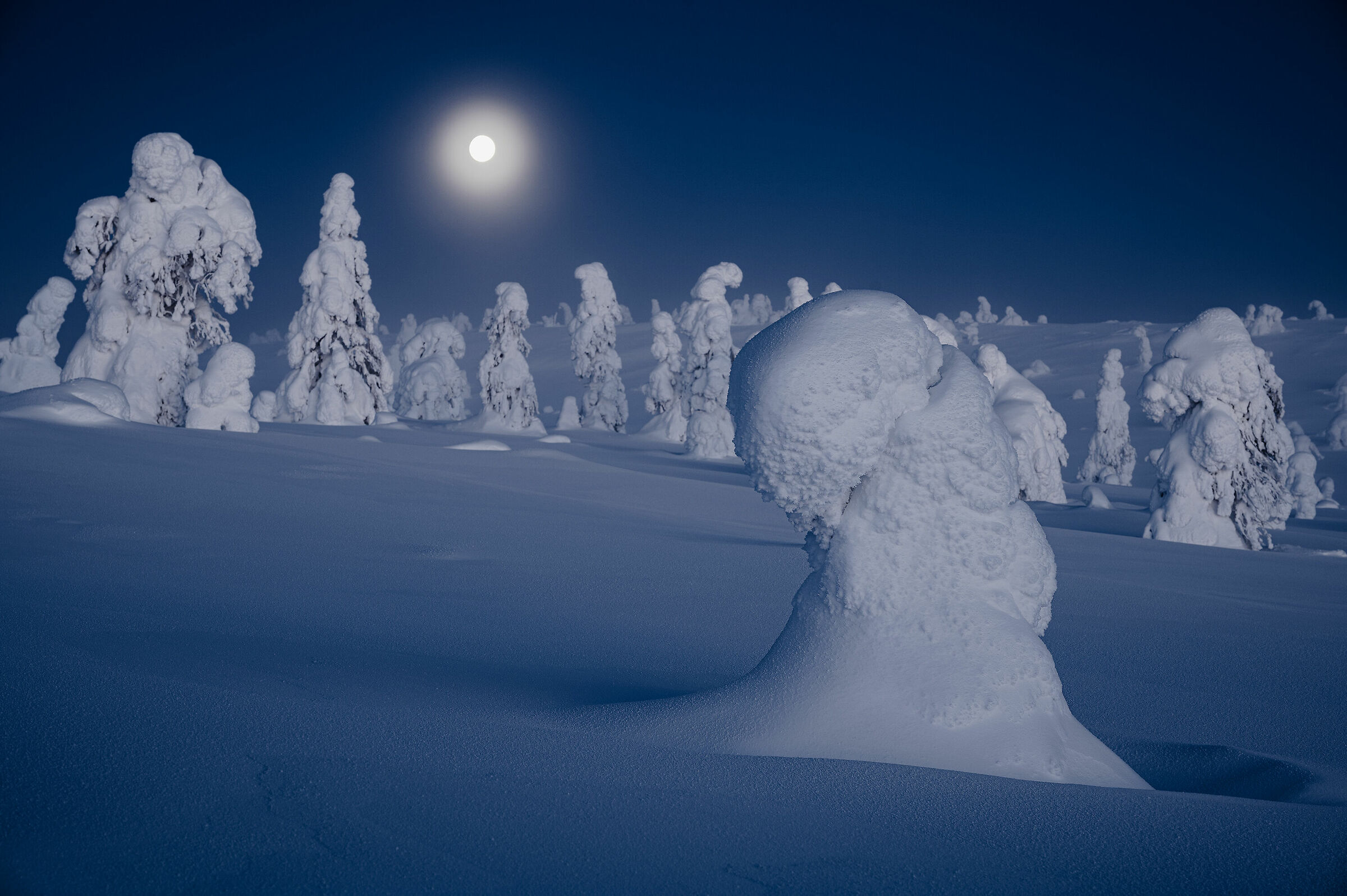 Full moon in Riisitunturi