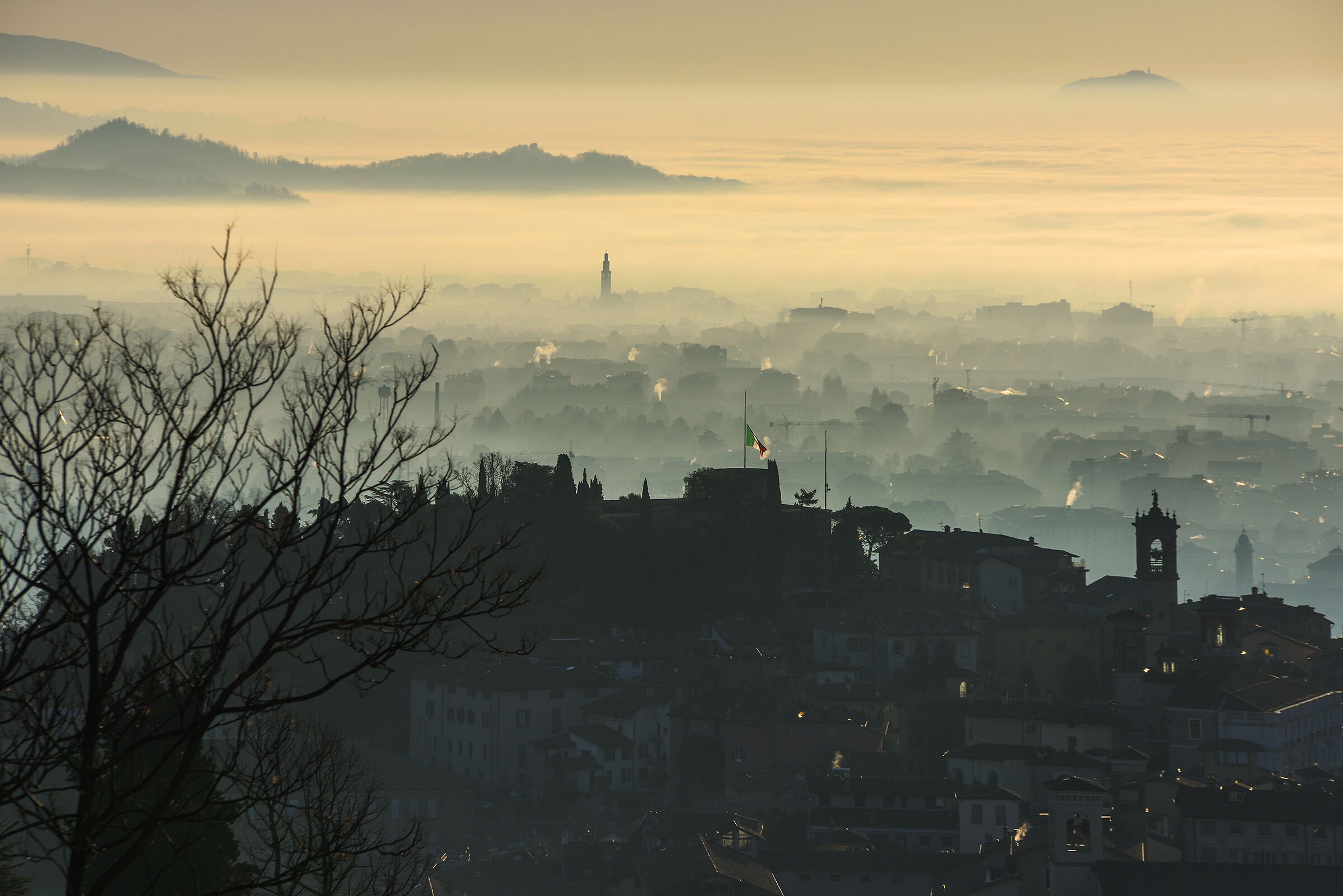 Panorama di Bergamo