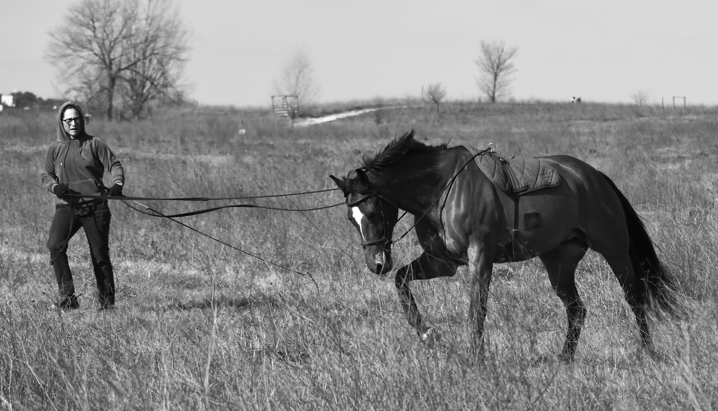 Pulling and letting go of the rope, it's all a balance