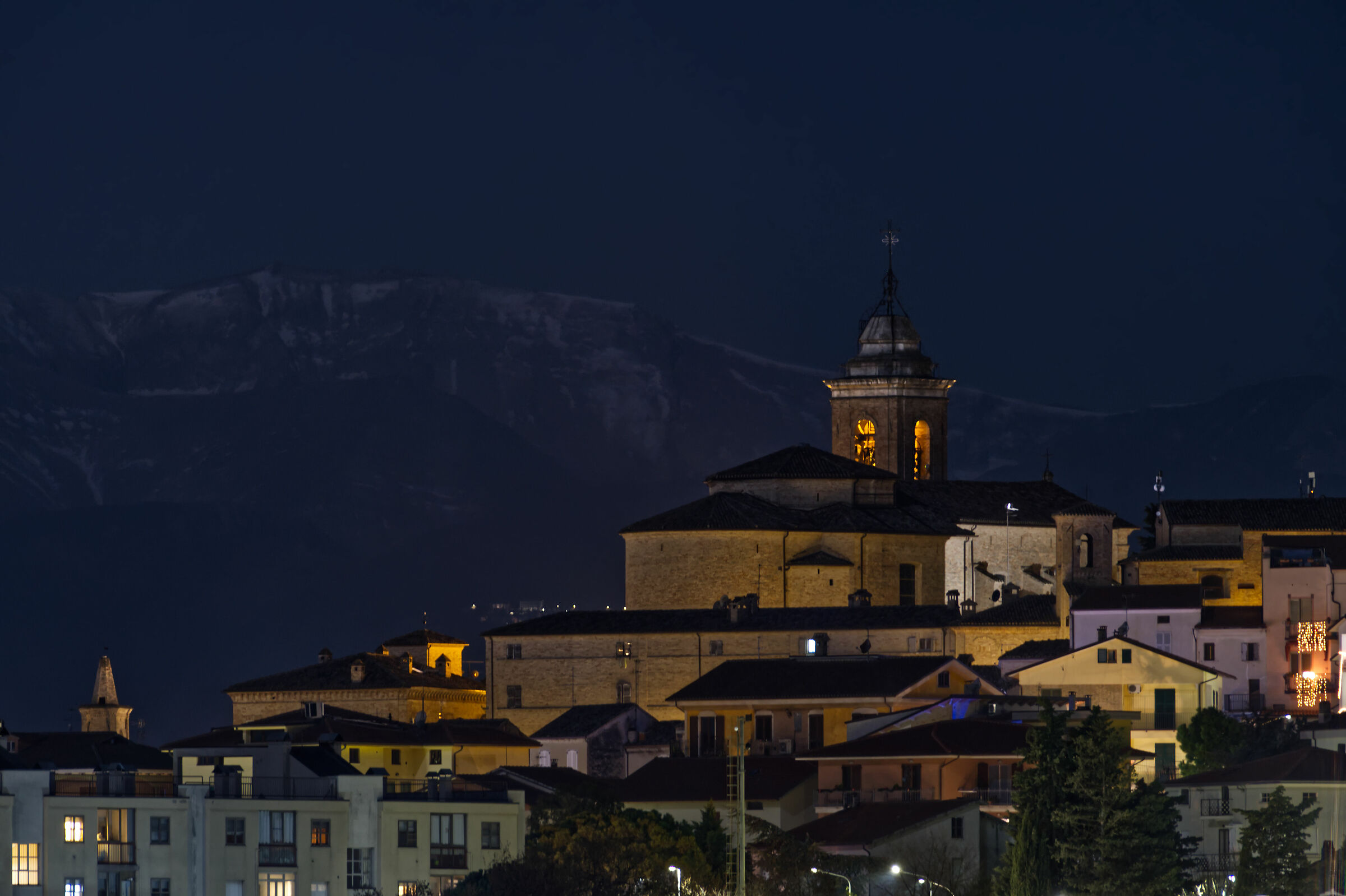 The mountains behind San Giusto