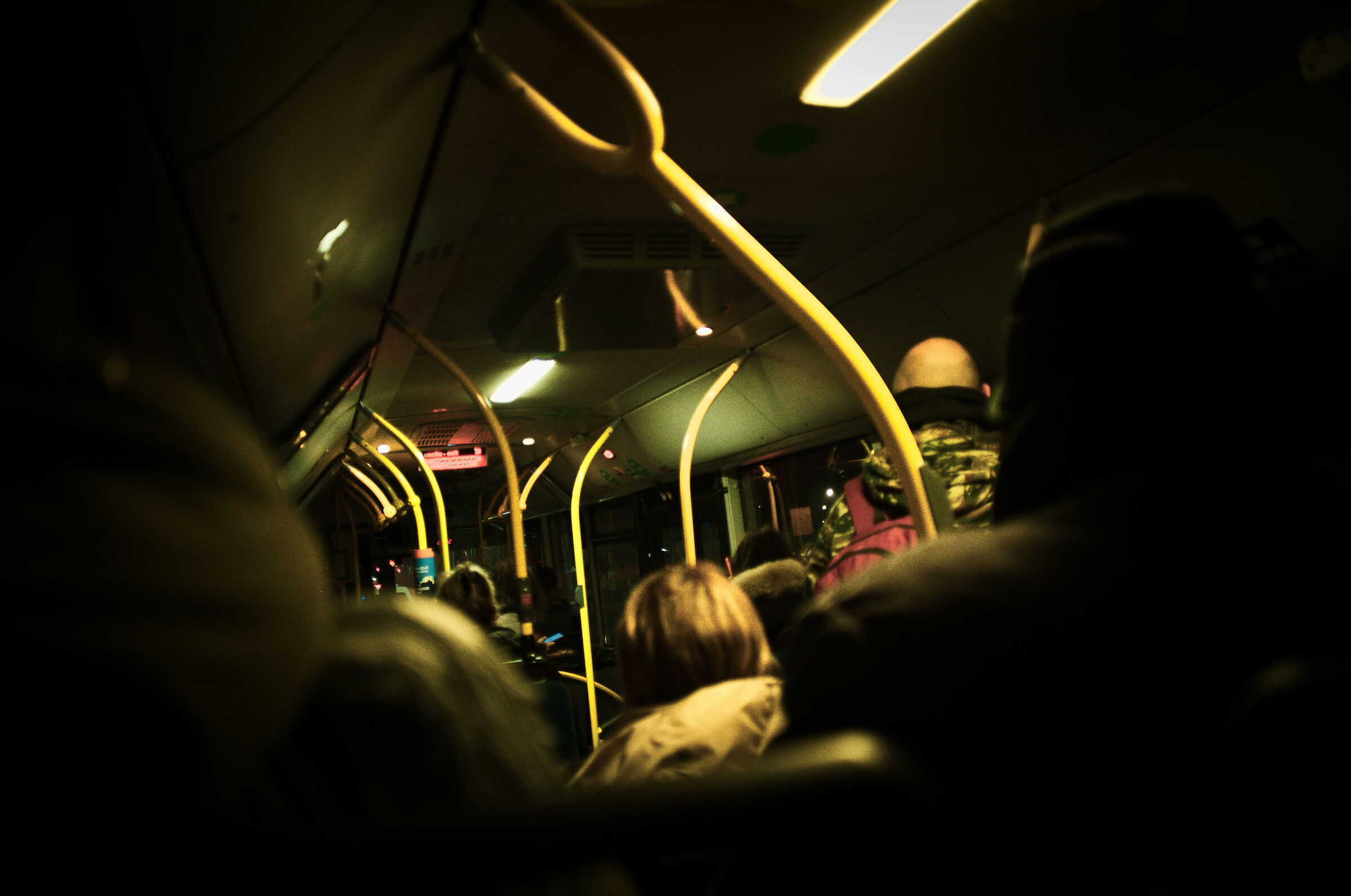 alcolizzato in bus