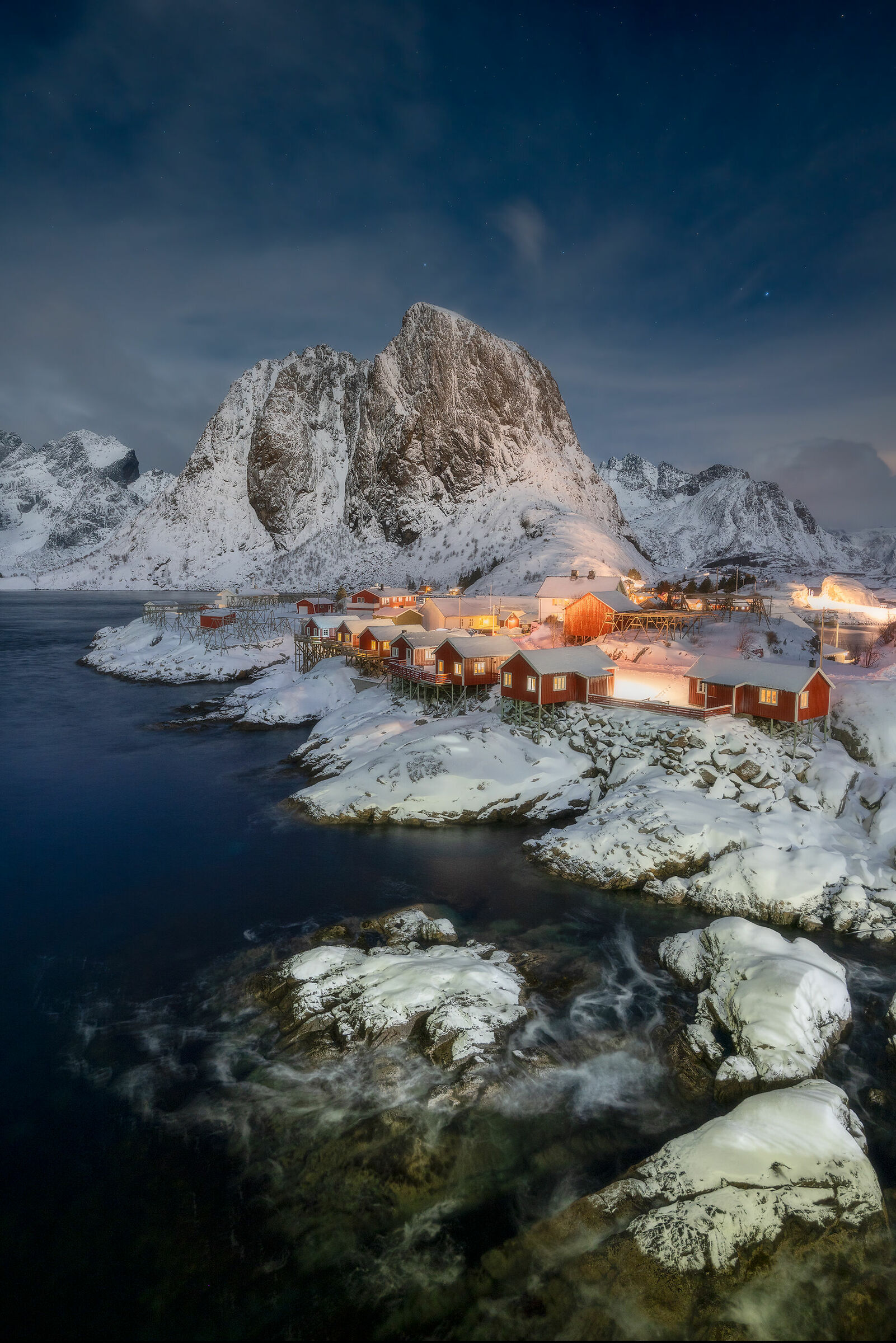 Hamnoy sotto le stelle