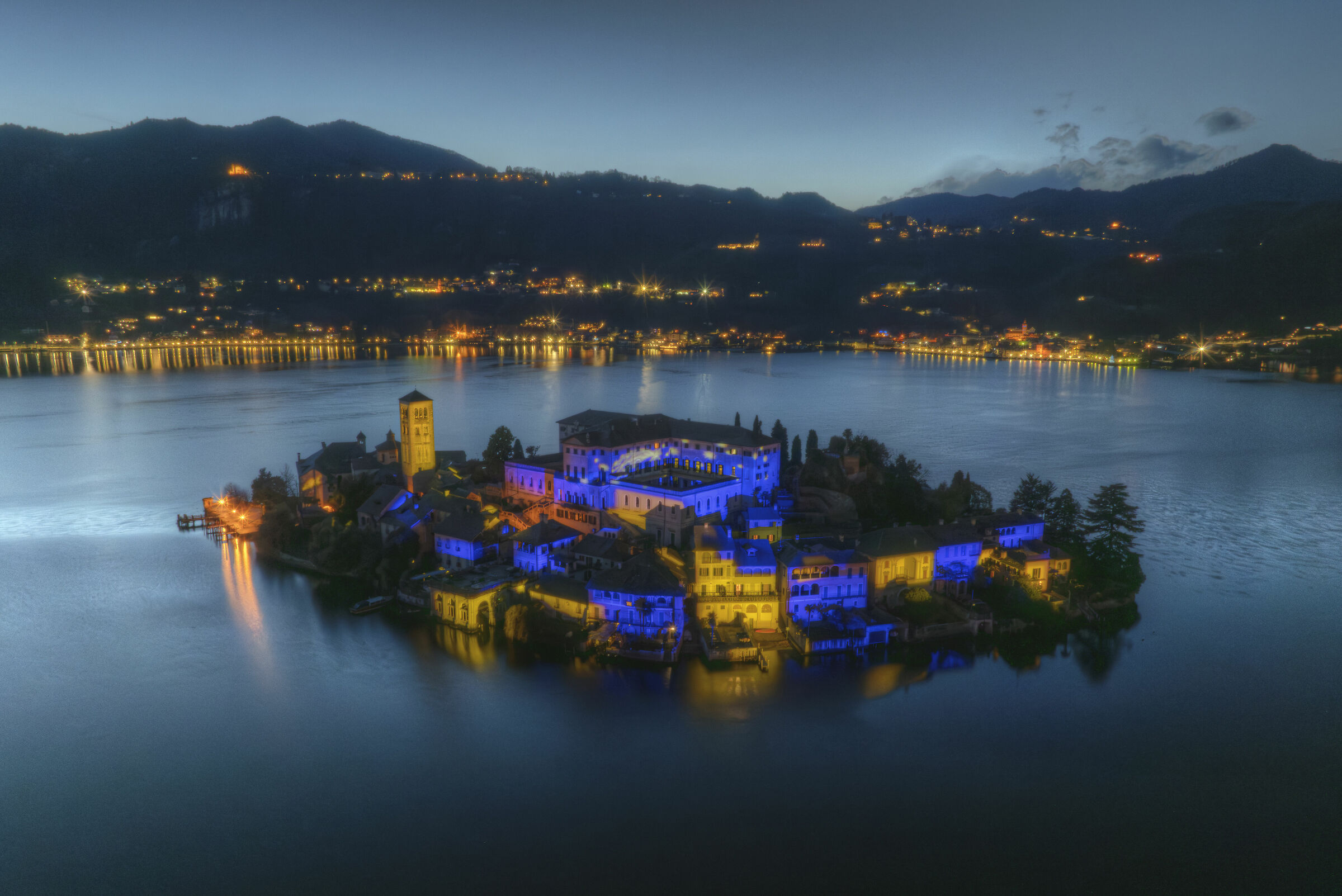 Islands of light, Isola di S. Giulio, Orta (NO)