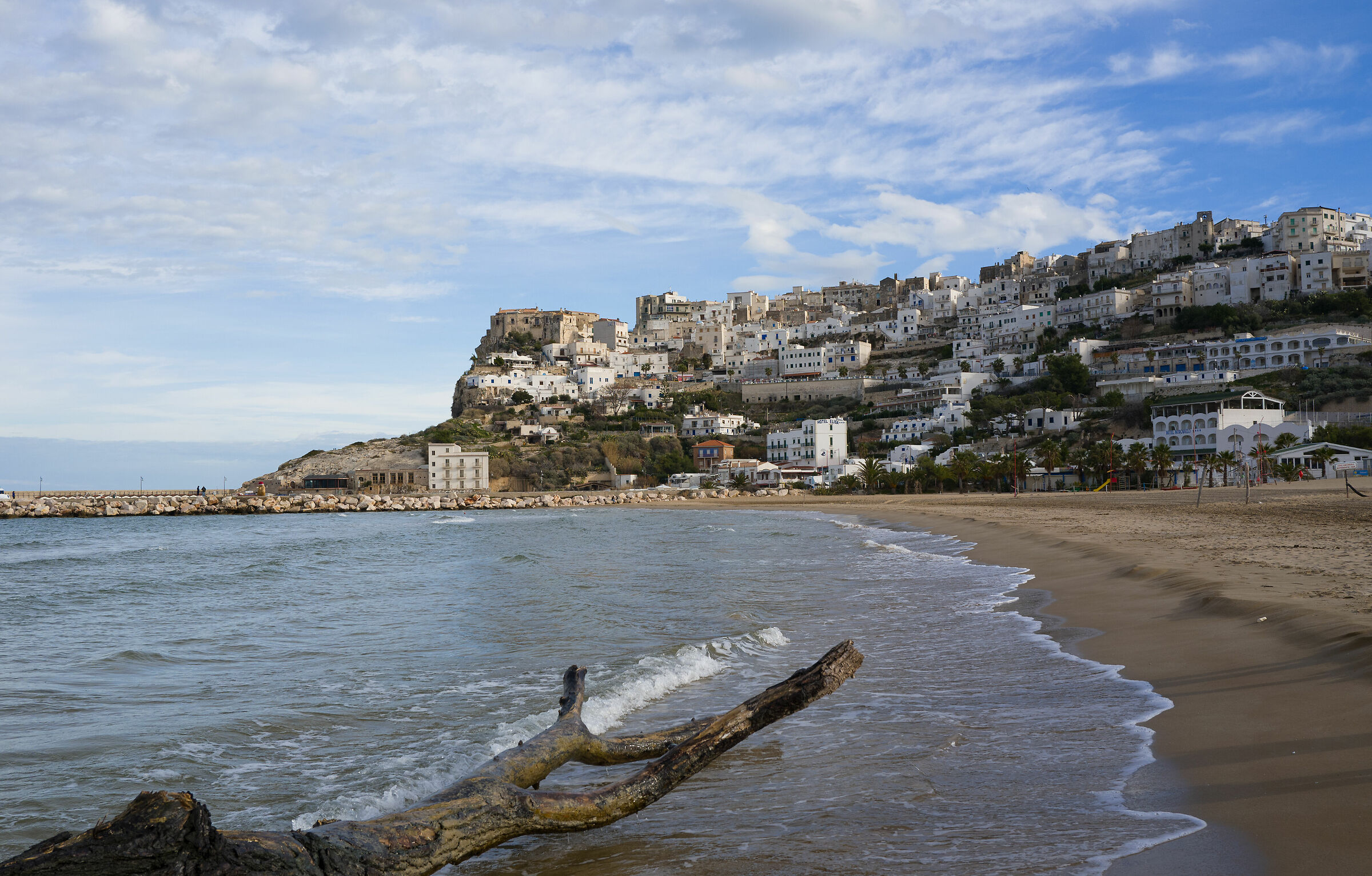 Peschici from the beach
