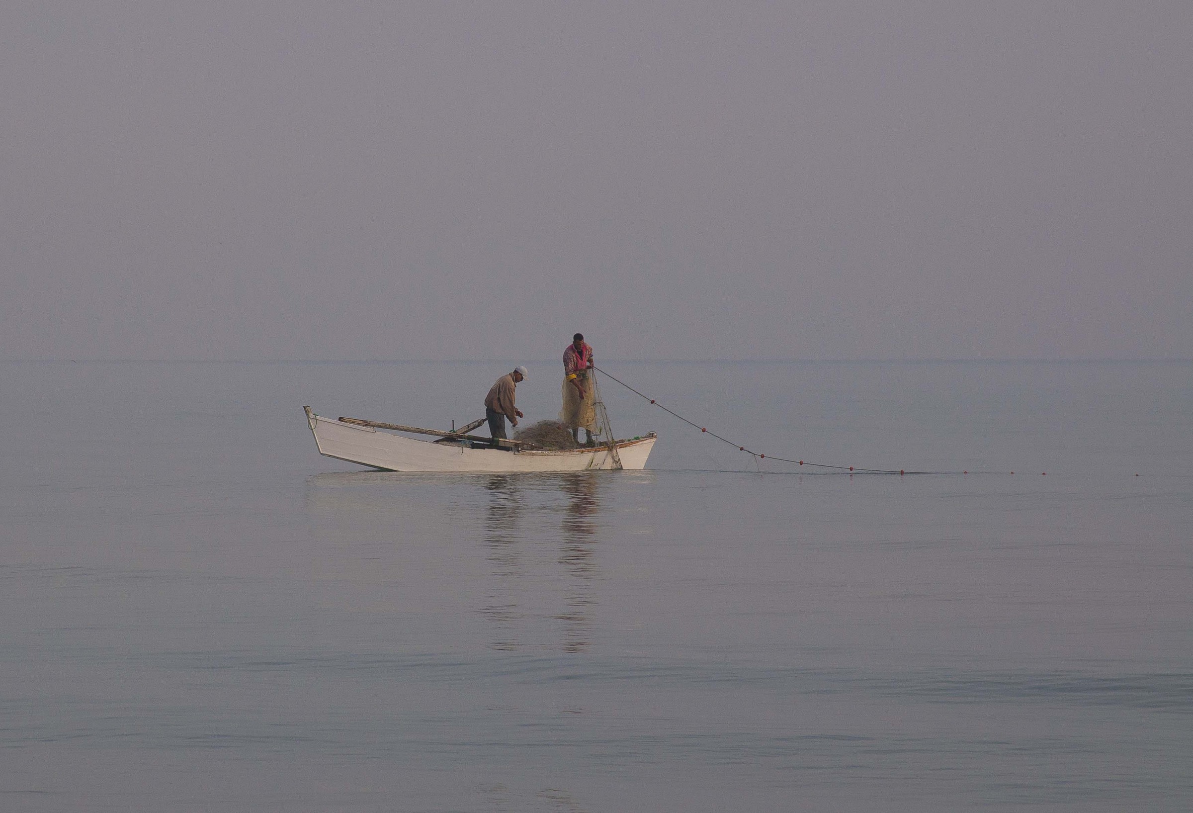 Pesca nella bonaccia