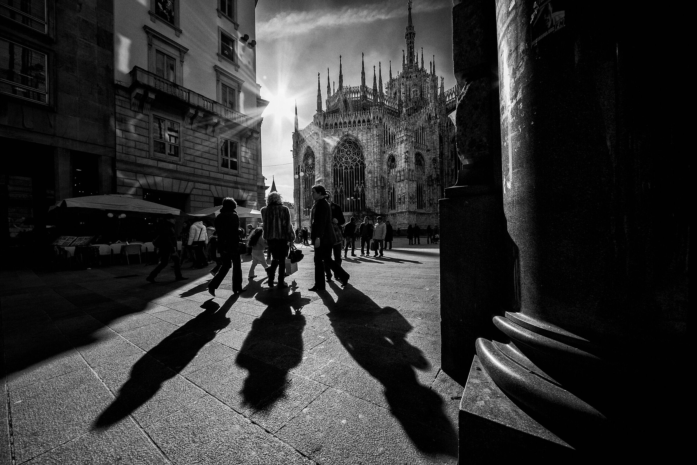 Towards the Duomo. Milan