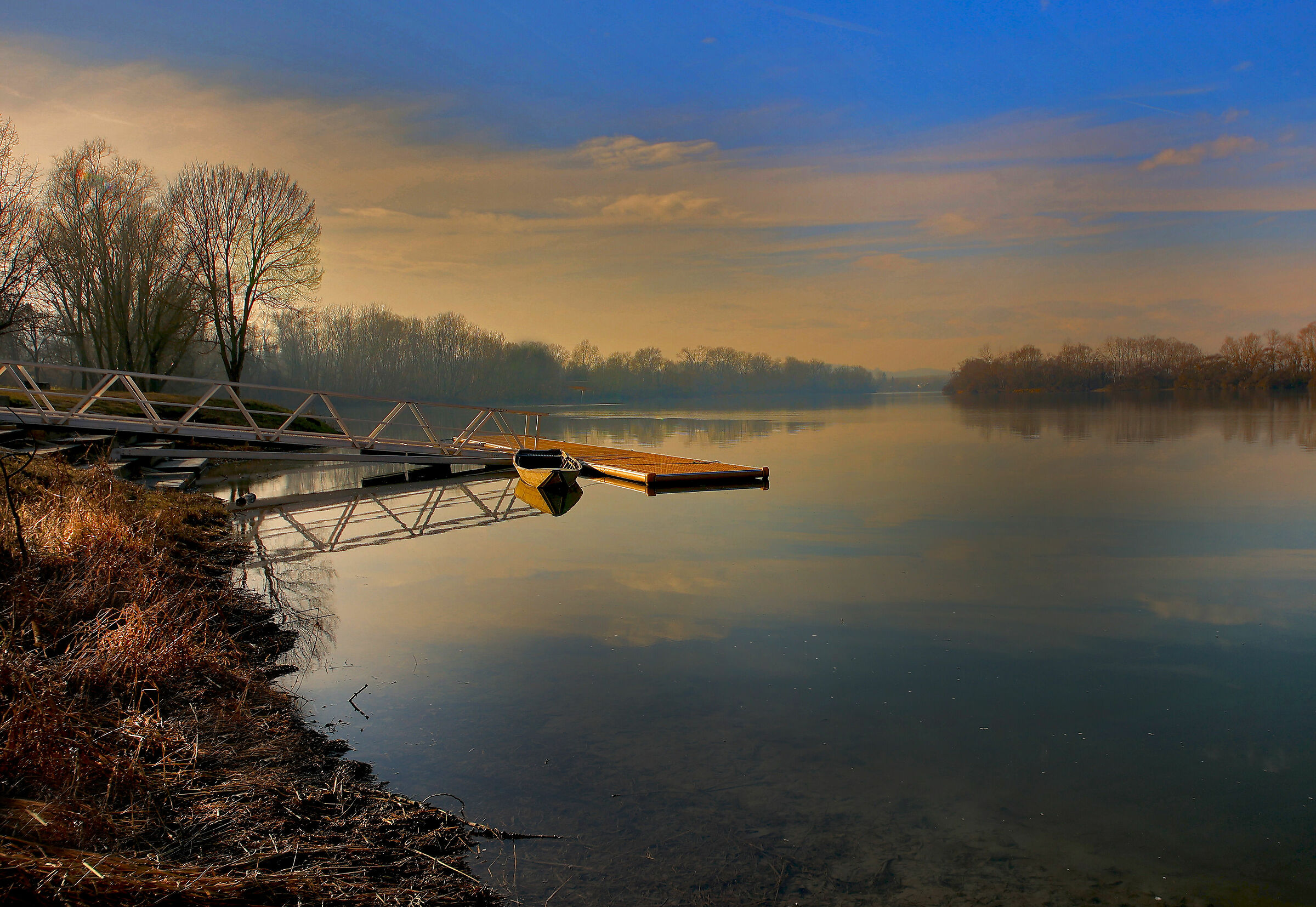 il Po e l imbarcadero