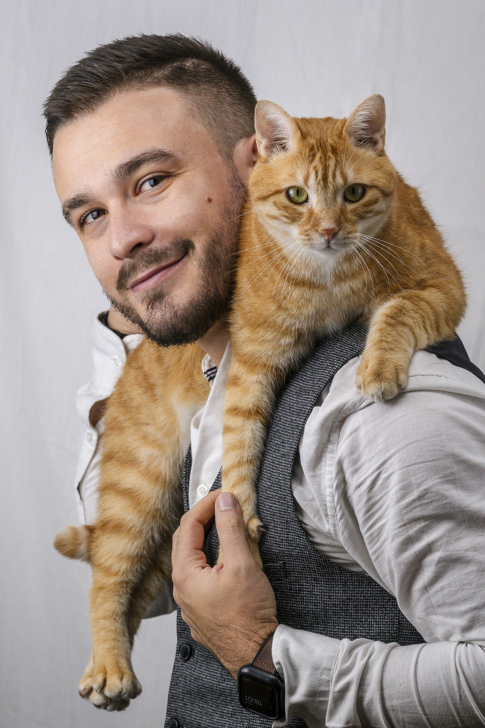 Self Portrait with Cat