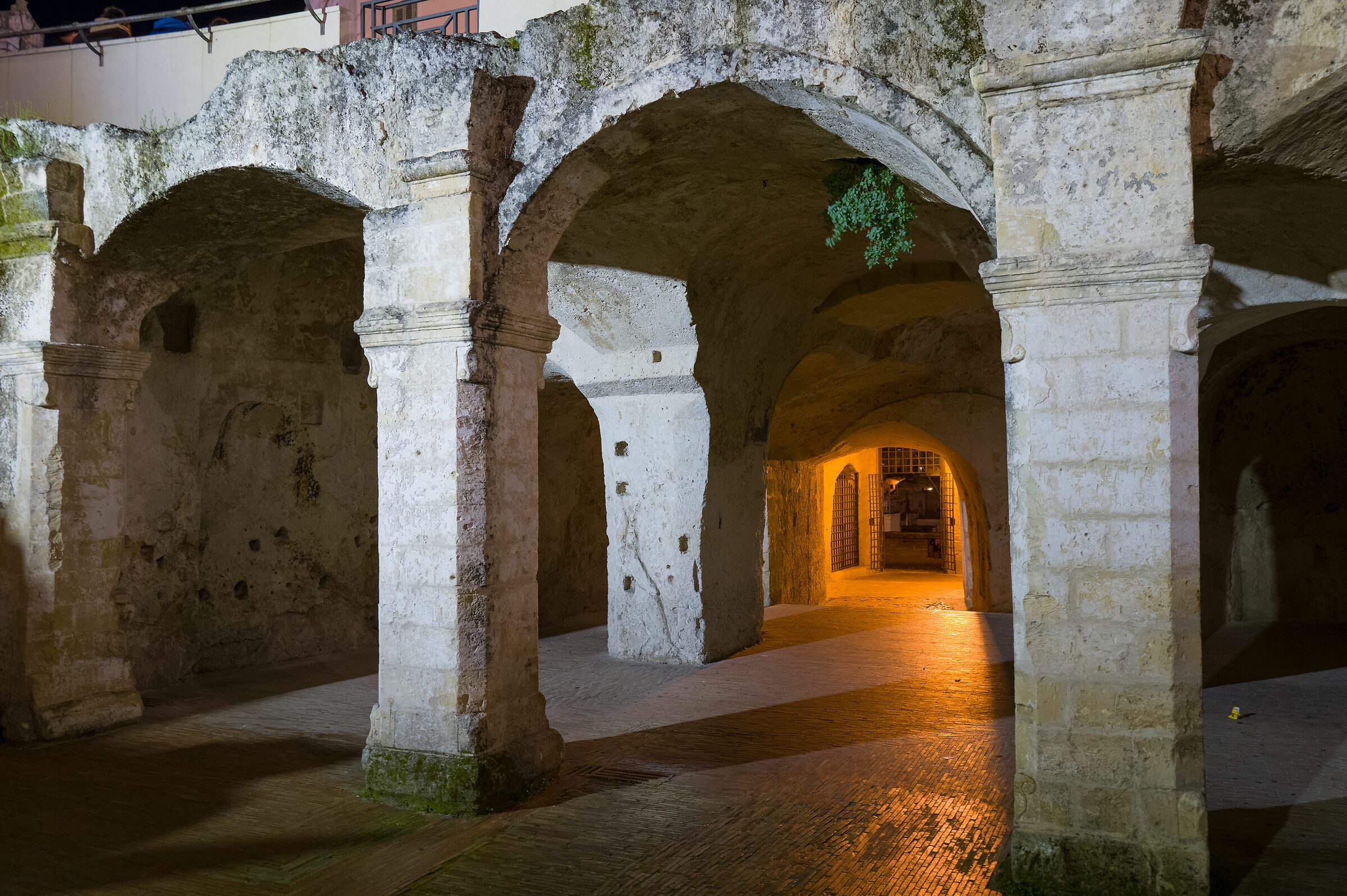Matera, particolare notturno