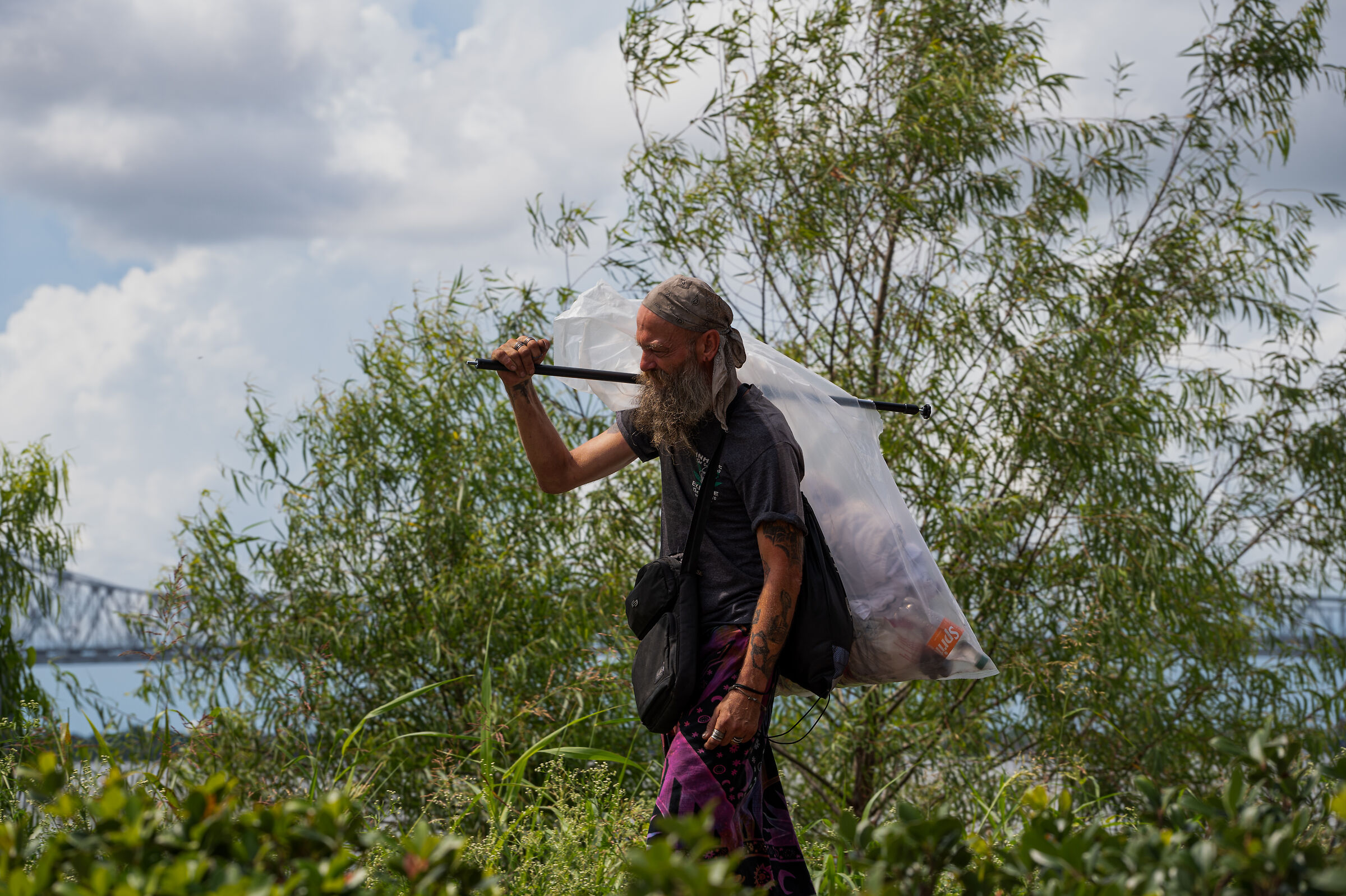 Homeless on Mississipi River