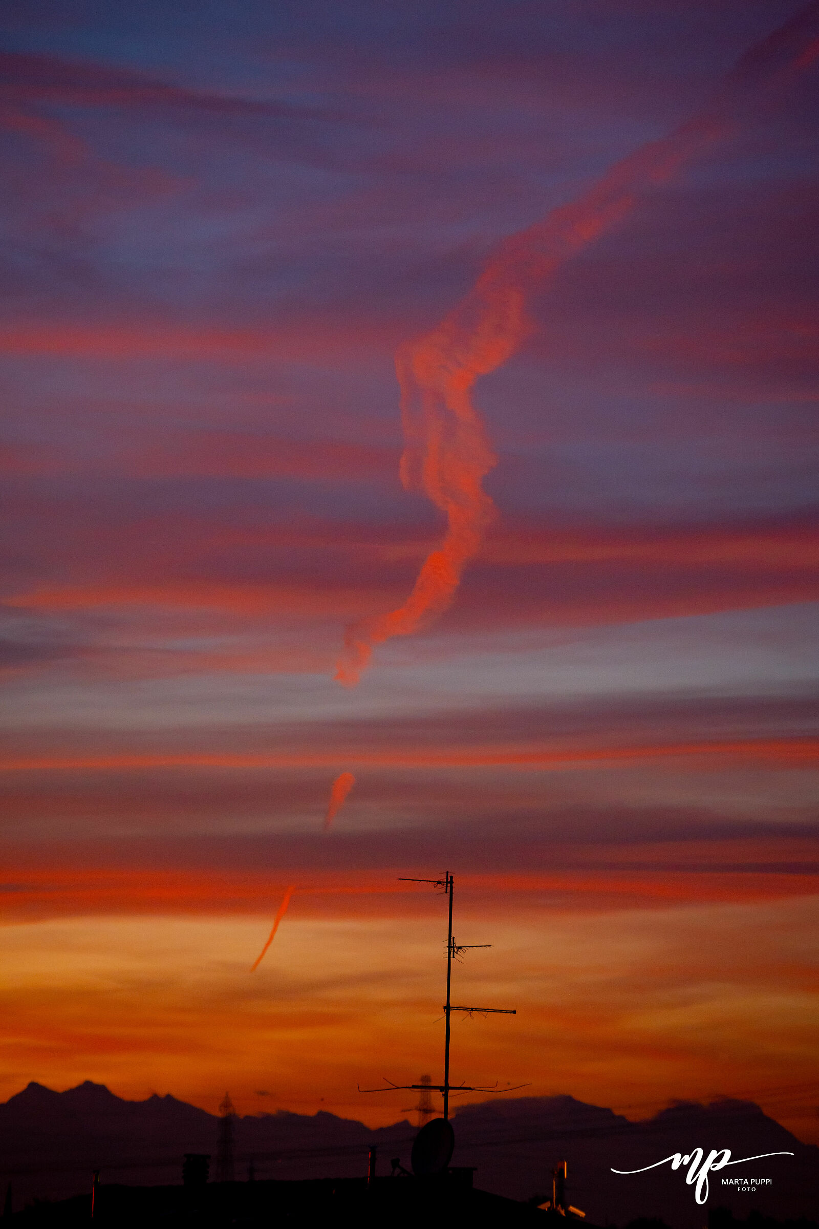 Che tramonto stasera...