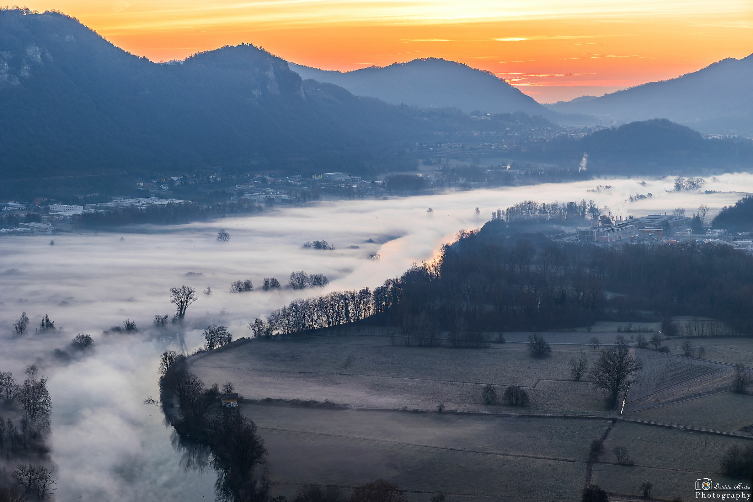 Fog at dawn
