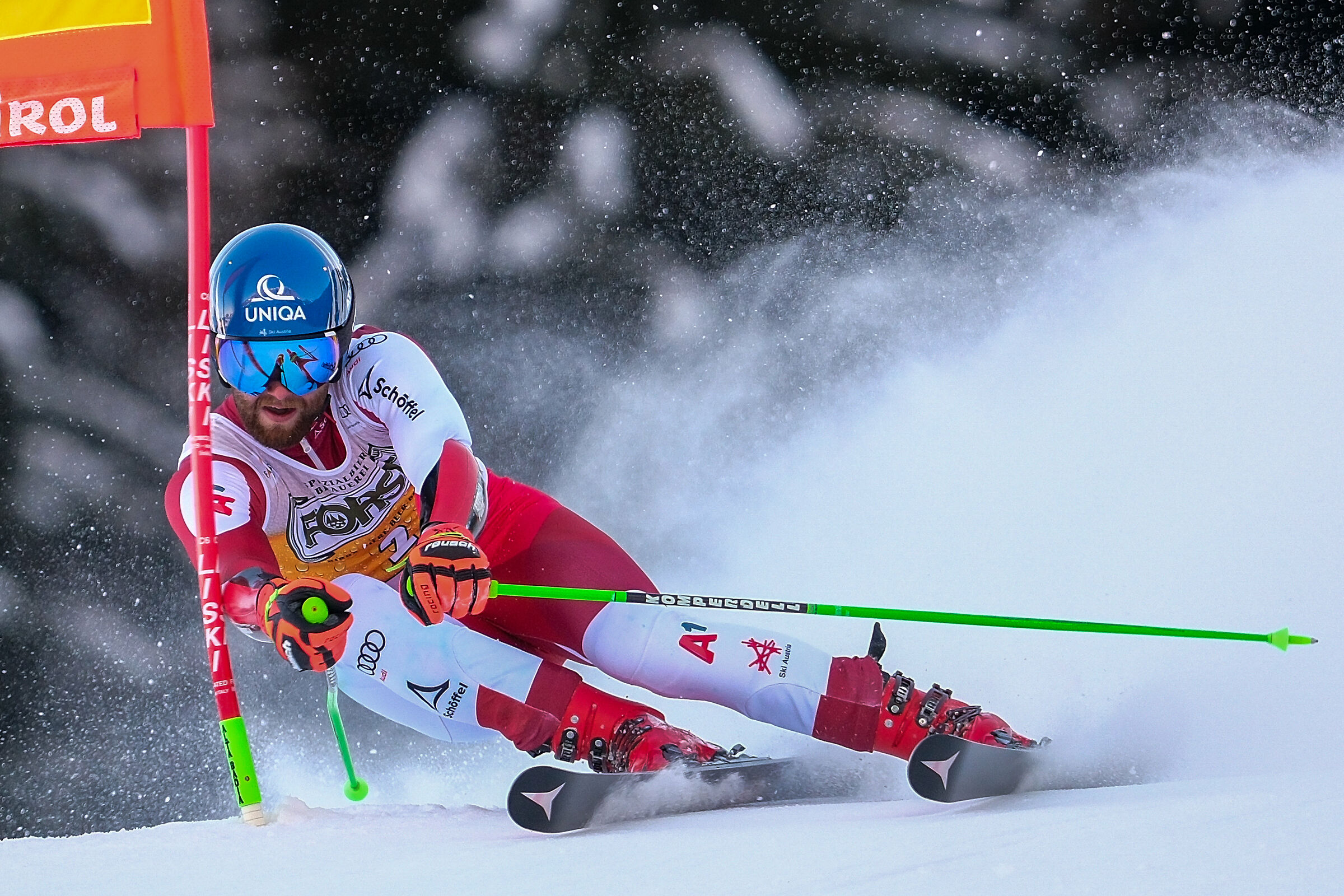 Marco Schwarz @ FIS Alpine Ski World Cup on Alta Badia