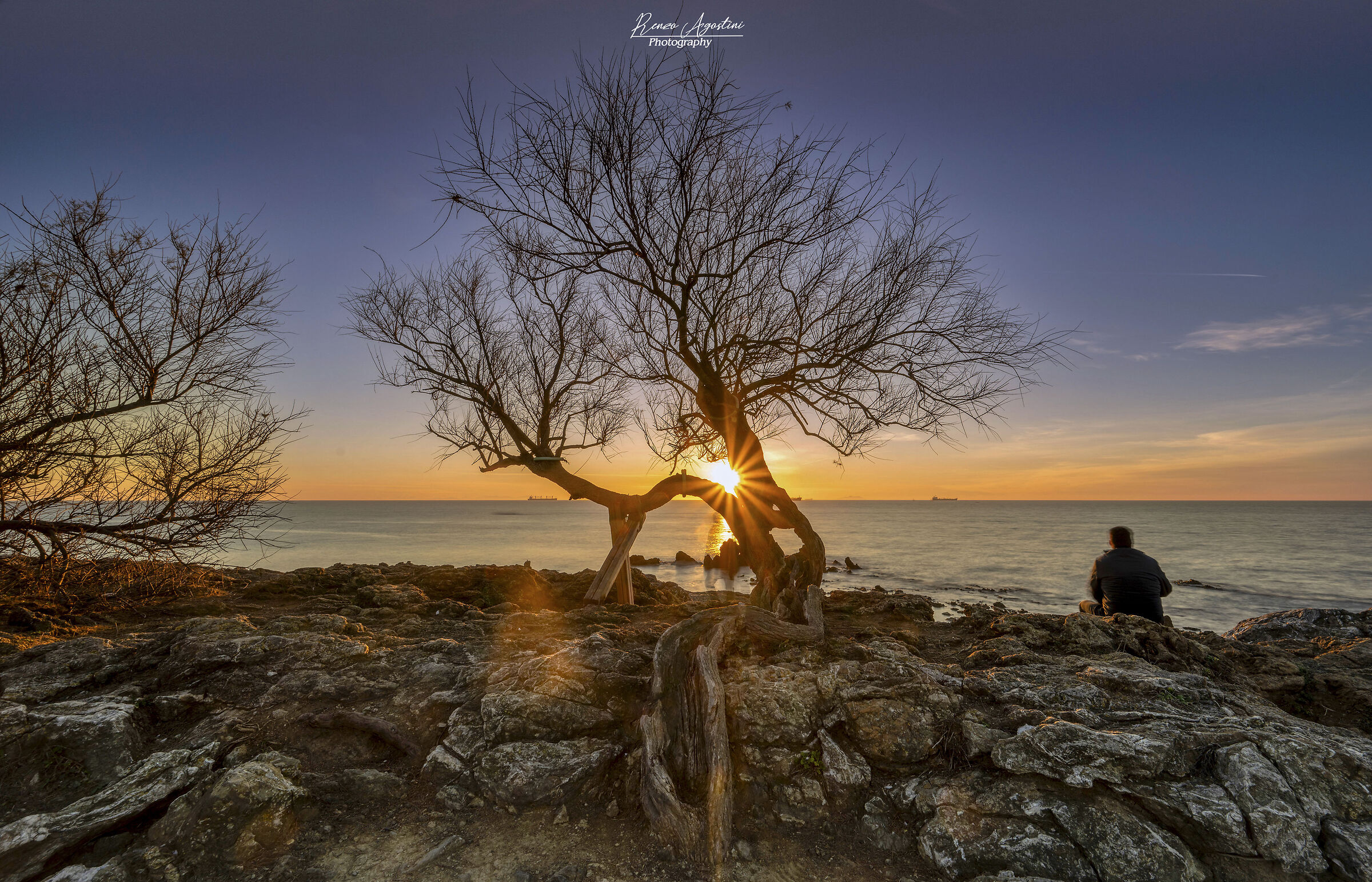 Ammirando il tramonto