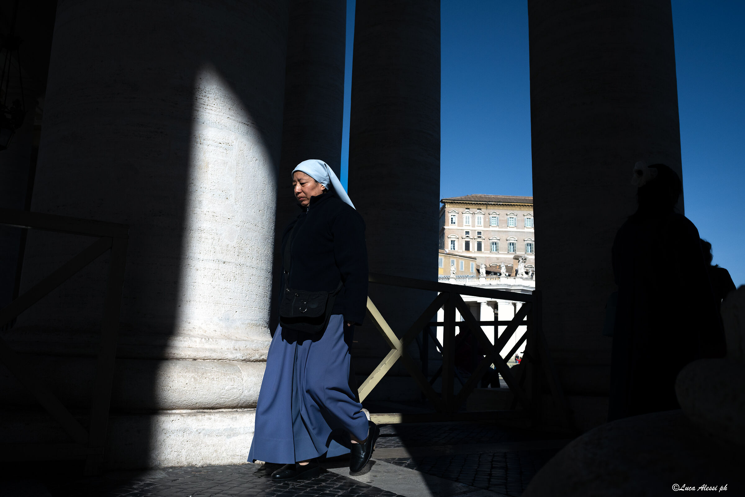 La luce nel colonnato