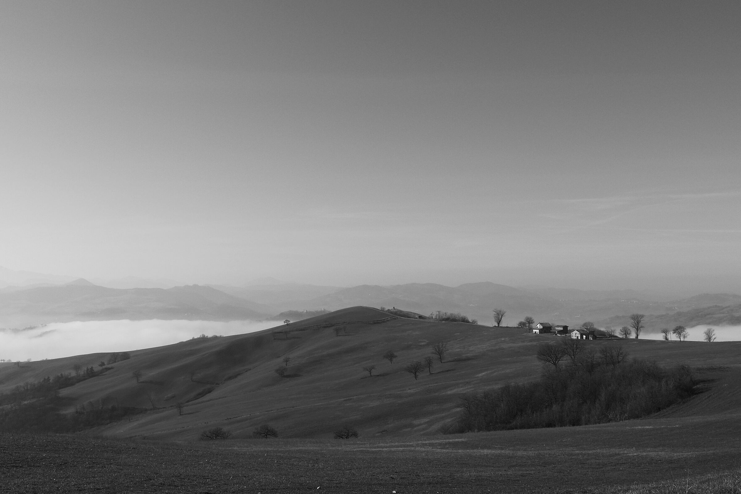 Nebbia che si dissolve